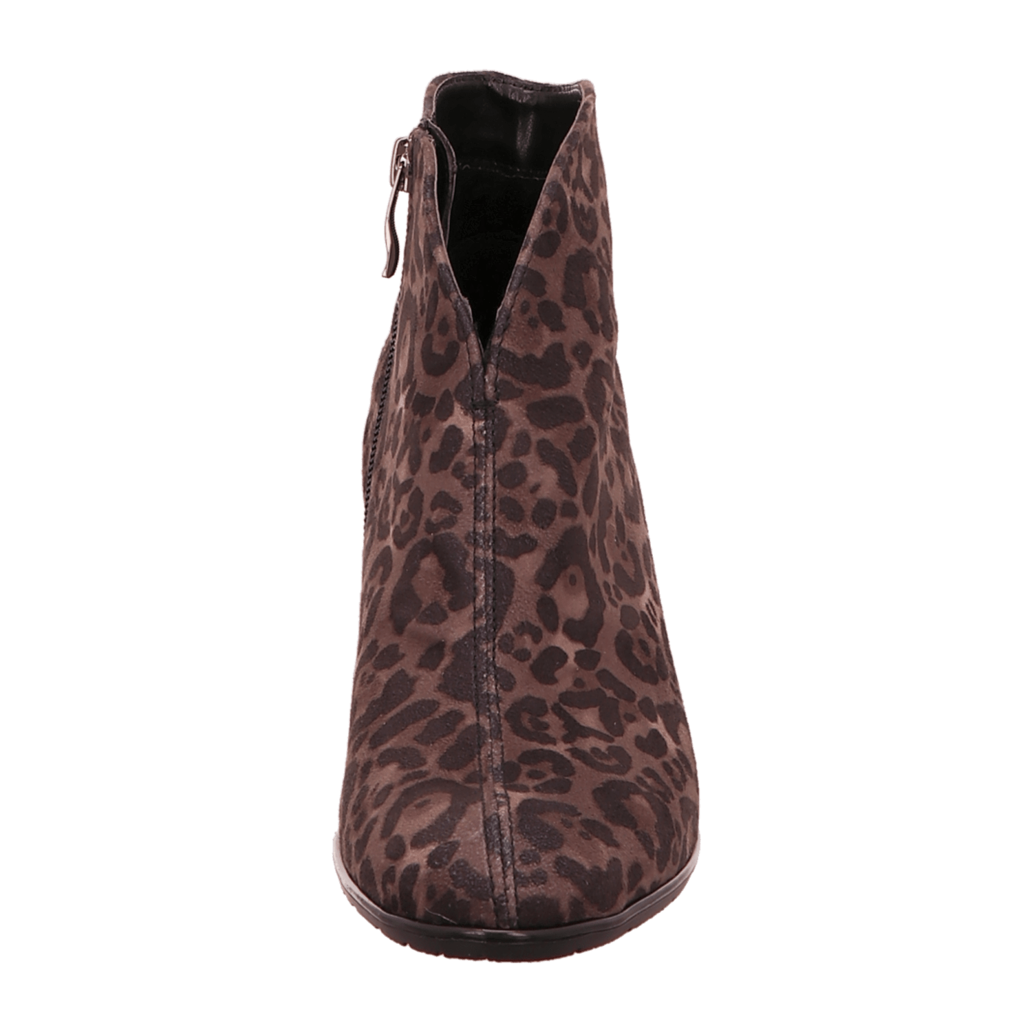 ARA TOULOUSE TO Women's Ankle Boots Animal Print with Zipper Round Toe