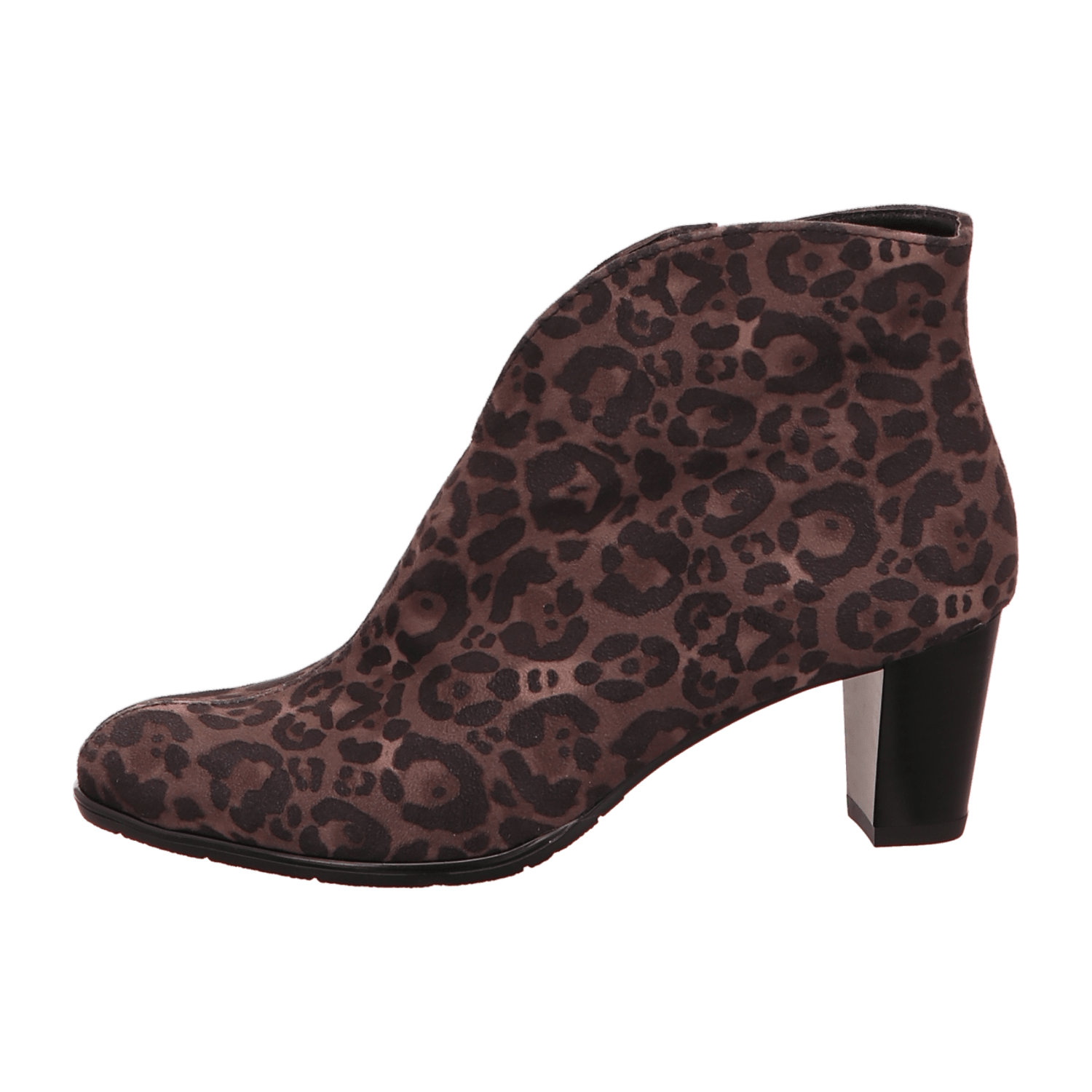 ARA TOULOUSE TO Women's Ankle Boots Animal Print with Zipper Round Toe