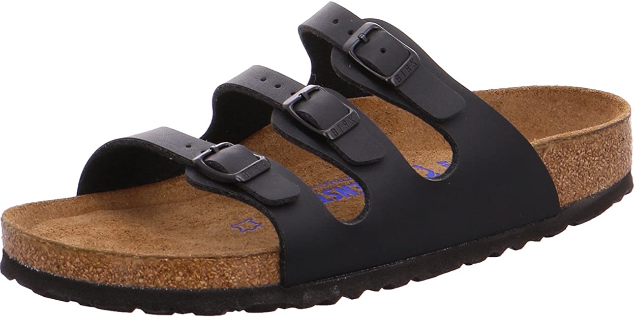Birkenstock Clogs black Florida Birko Flor 8 - Bartel-Shop