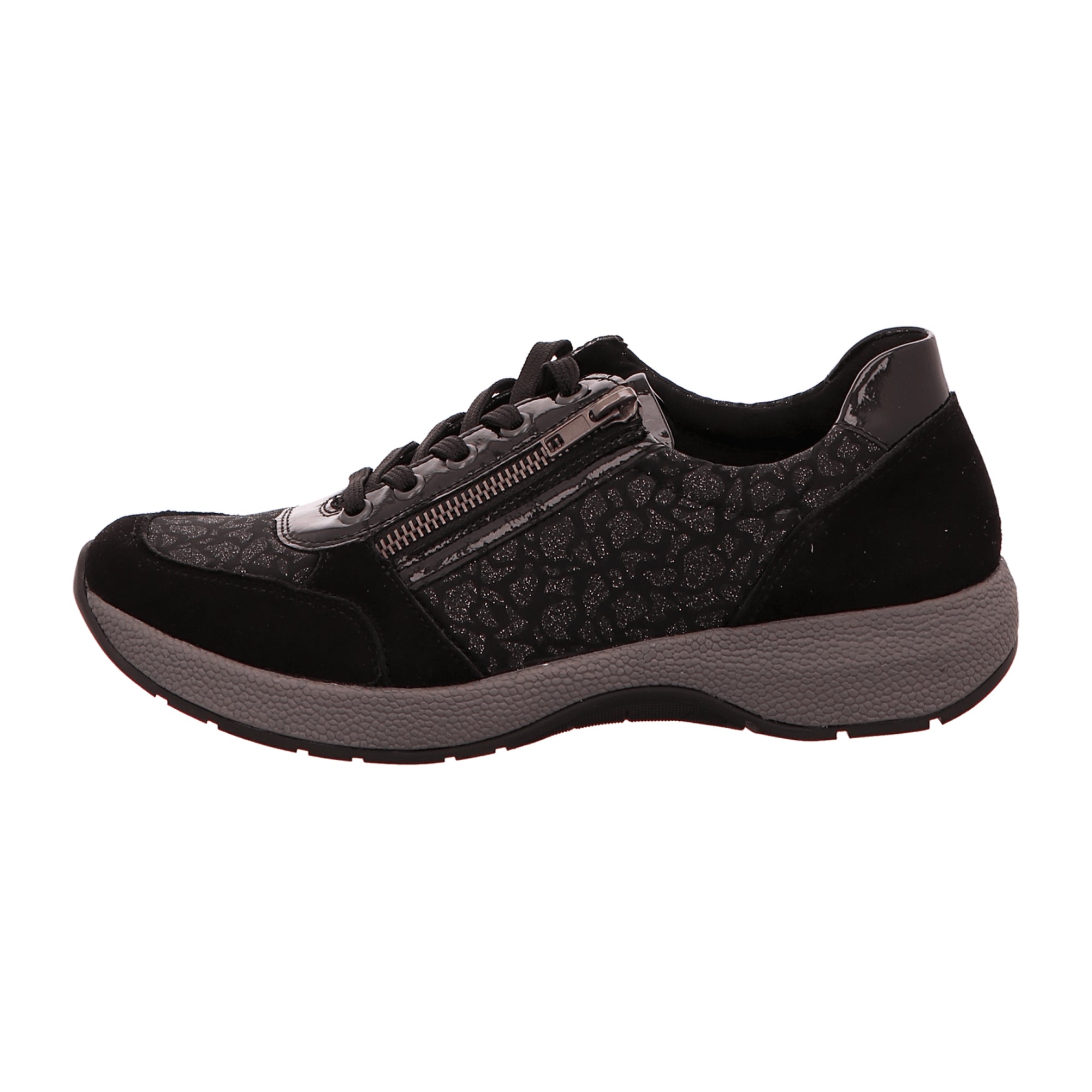 Remonte Comfortable Women's Lace-Up Shoes Black