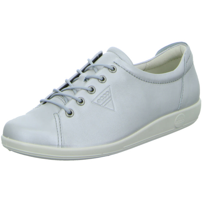 Ecco sporty lace-up shoes for women silver - Bartel-Shop