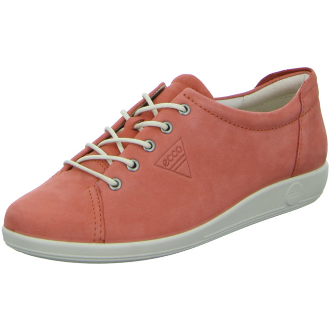 Ecco comfortable lace-up shoes for women coral - Bartel-Shop