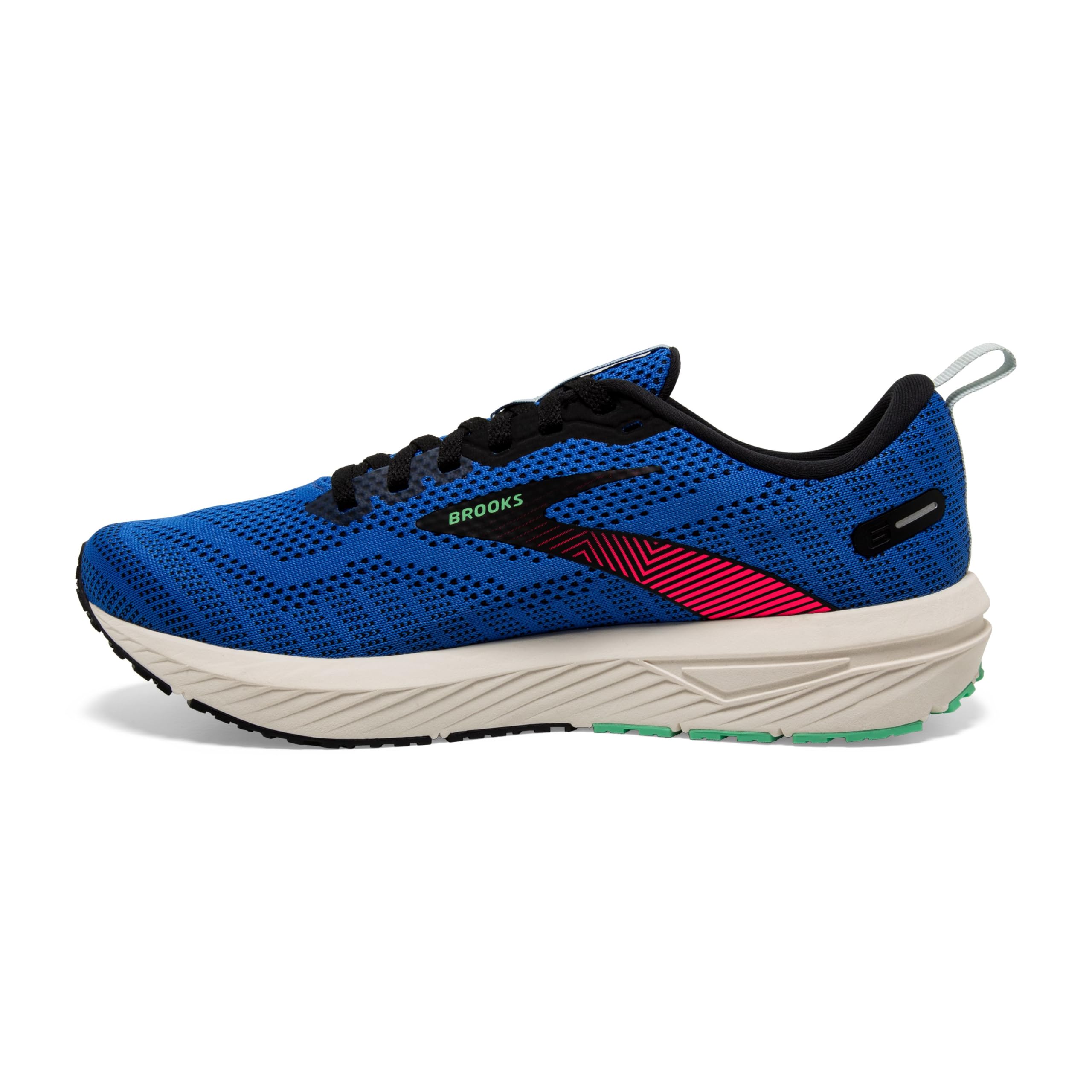 Brooks Revel 6 Men Road Running Shoes Mesh Victoria Blue Black Spring Bud Lightweight