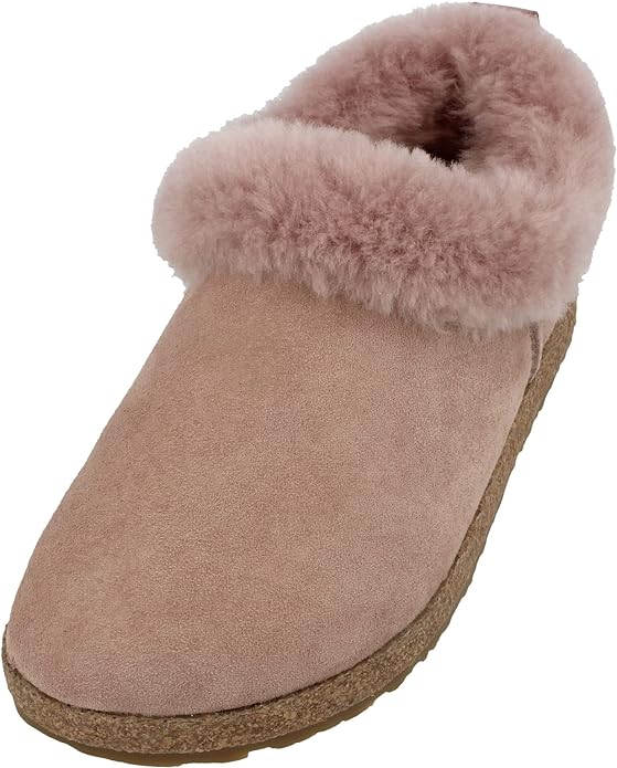 Haflinger Iceland Shearling Wool Leather Clogs Slippers Mules Outdoor Indoor womens - Bartel-Shop