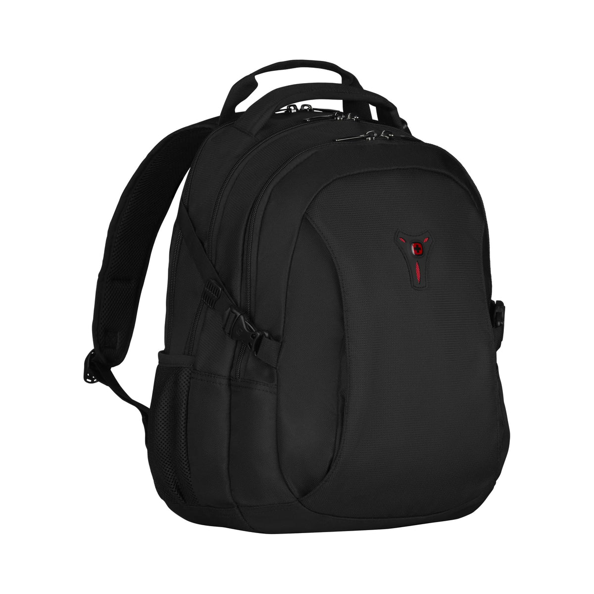 WENGER Sidebar Laptop Backpack 26L - Black Polyester Backpack for 16" Notebook