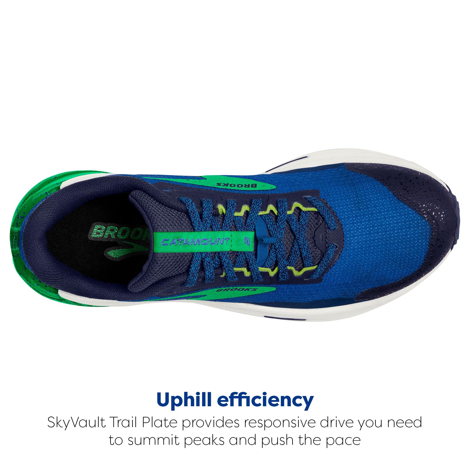Brooks Catamount 2 Men's Trail Running Shoes Lightweight Water-Resistant Blue