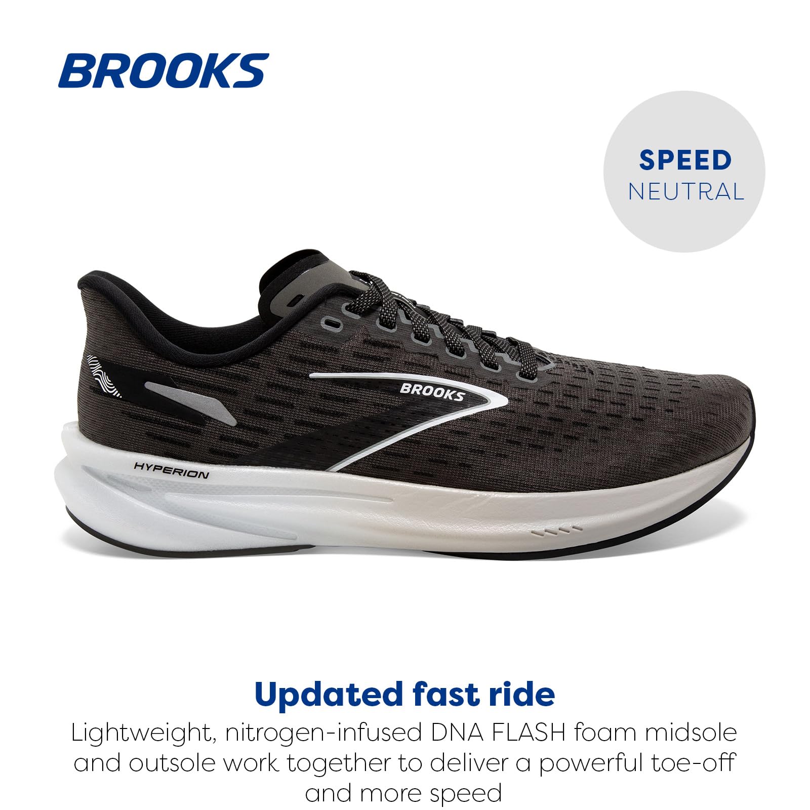 Brooks Hyperion Men Road Running Shoes Mesh Green Gecko Red Orange White