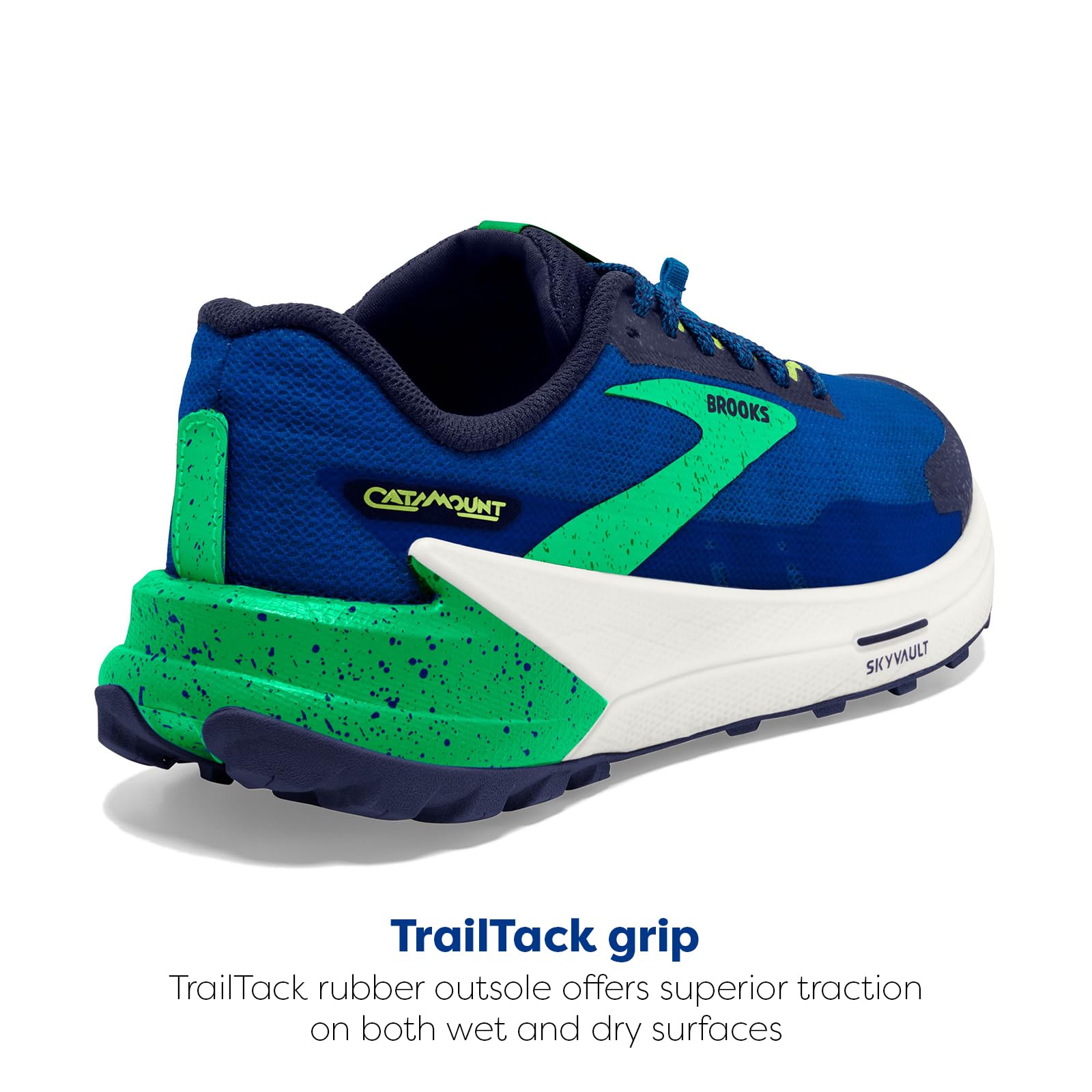 Brooks Catamount 2 Men's Trail Running Shoes Lightweight Water-Resistant Blue