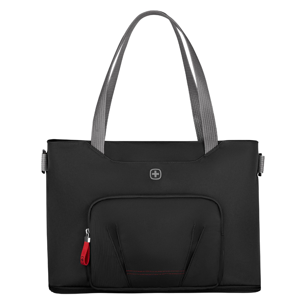 WENGER Motion Vertical Tote - Women's Laptop Bag 15.6" Black Polyester