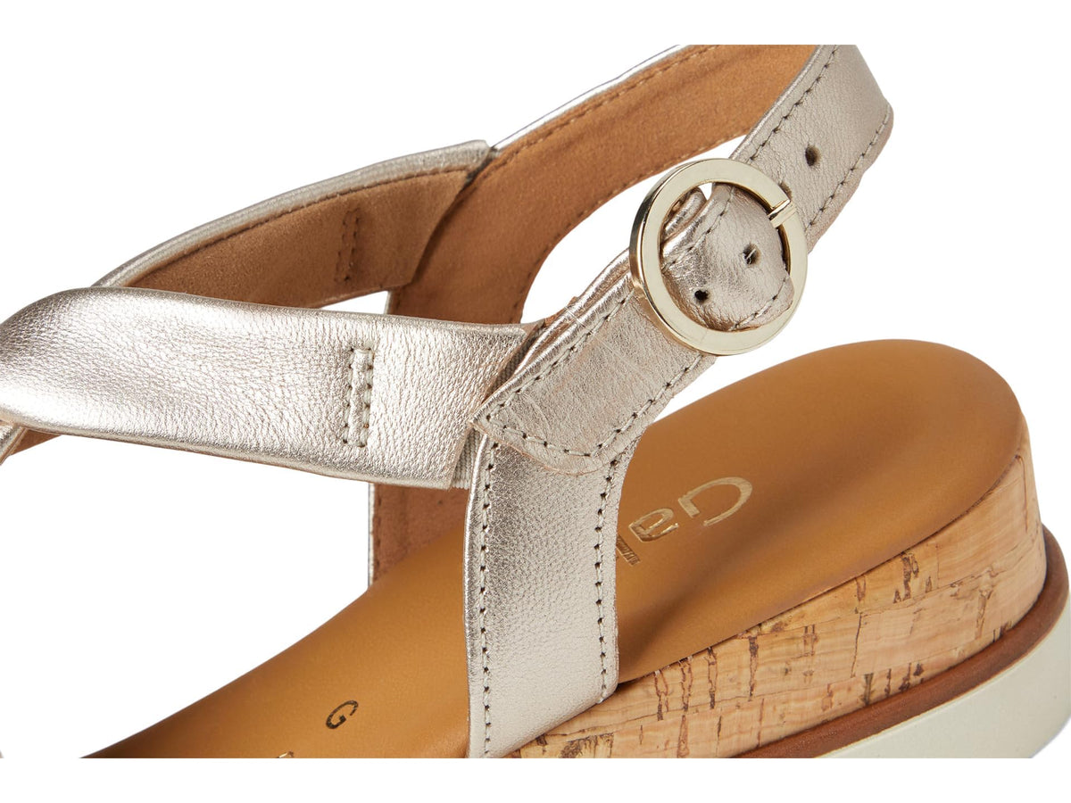 Gabor Womens Gabor 62.751 Kork Puder 6.5 Medium EU37 Sandals Textil 0 82 US