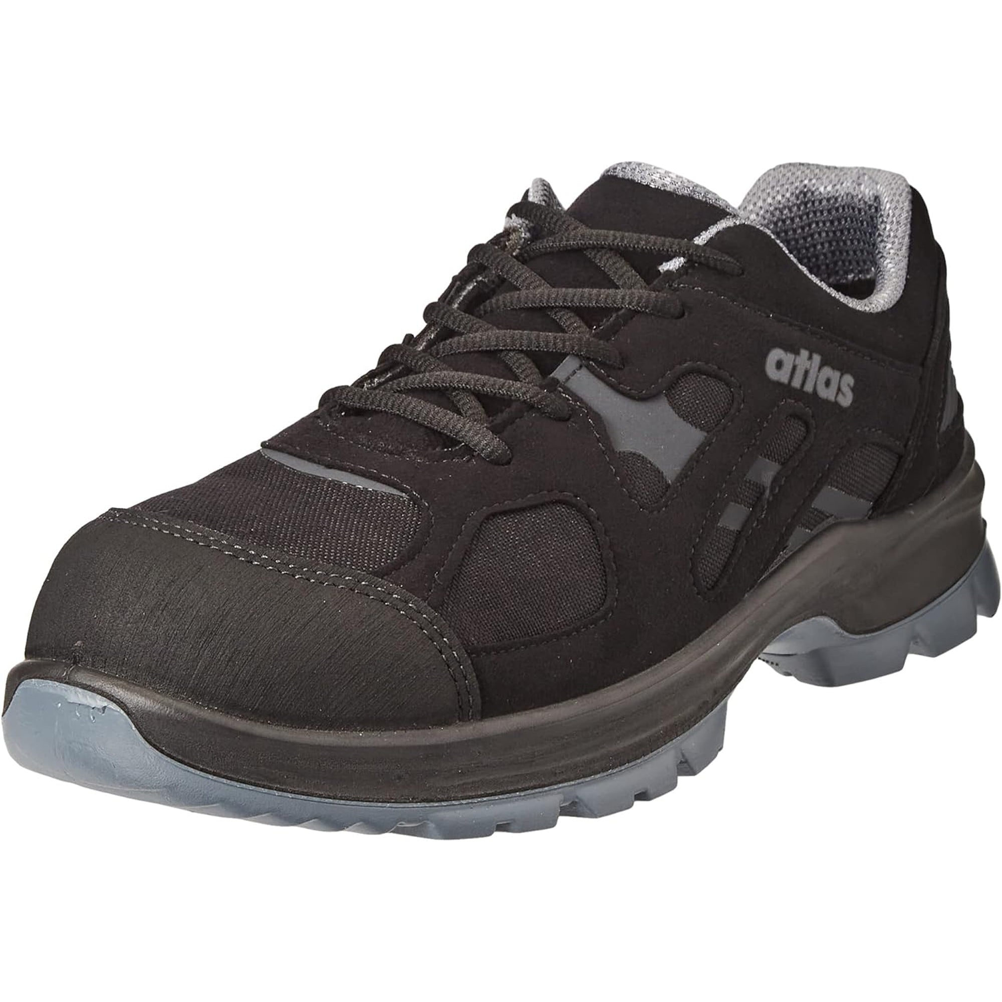 ATLAS FLASH 6305 XP ESD S3 Black Grey Low Safety work boots shoes CORDURA