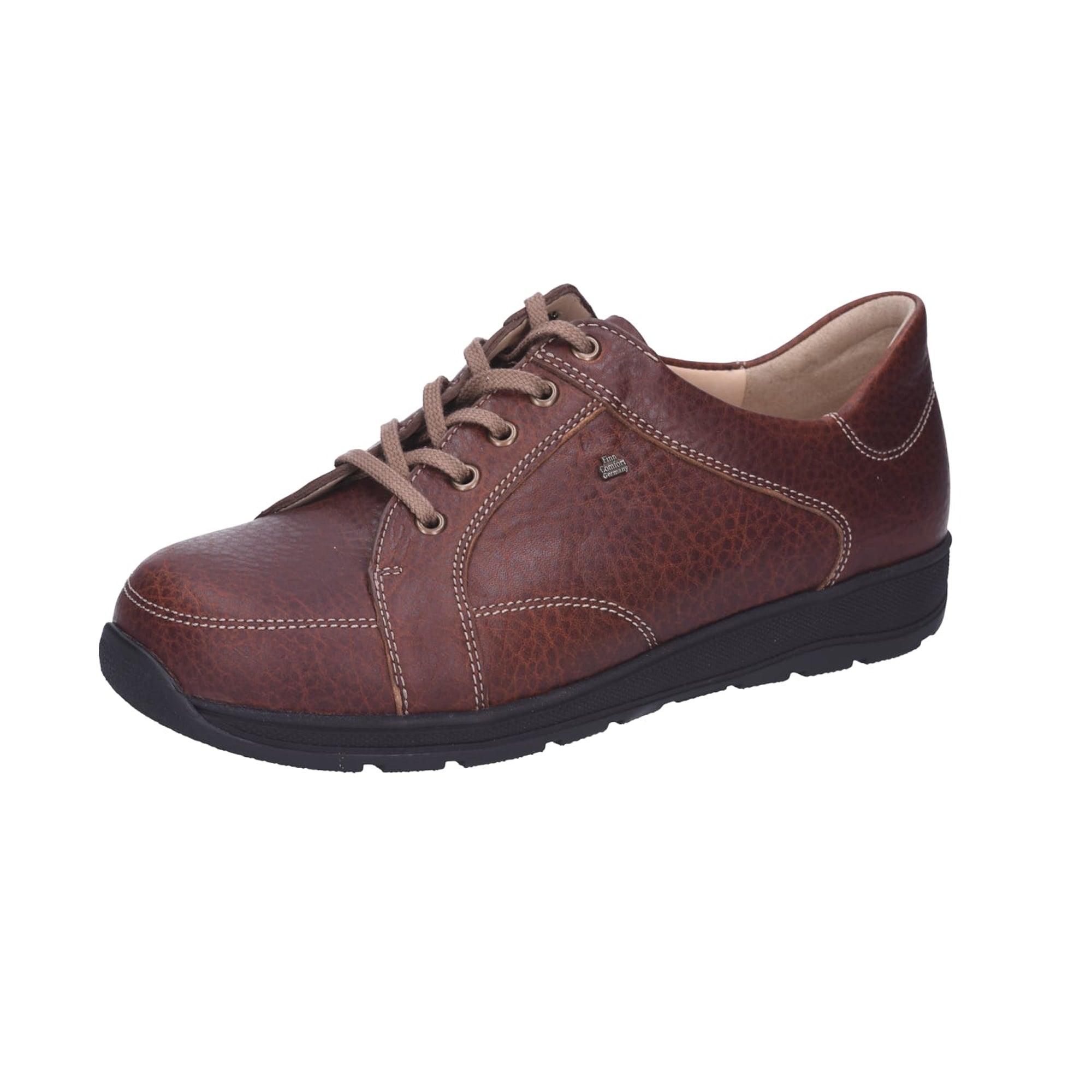 Finn Comfort Saragossa Men's Orthopedic Shoes - Cognac Brown, Durable & Stylish