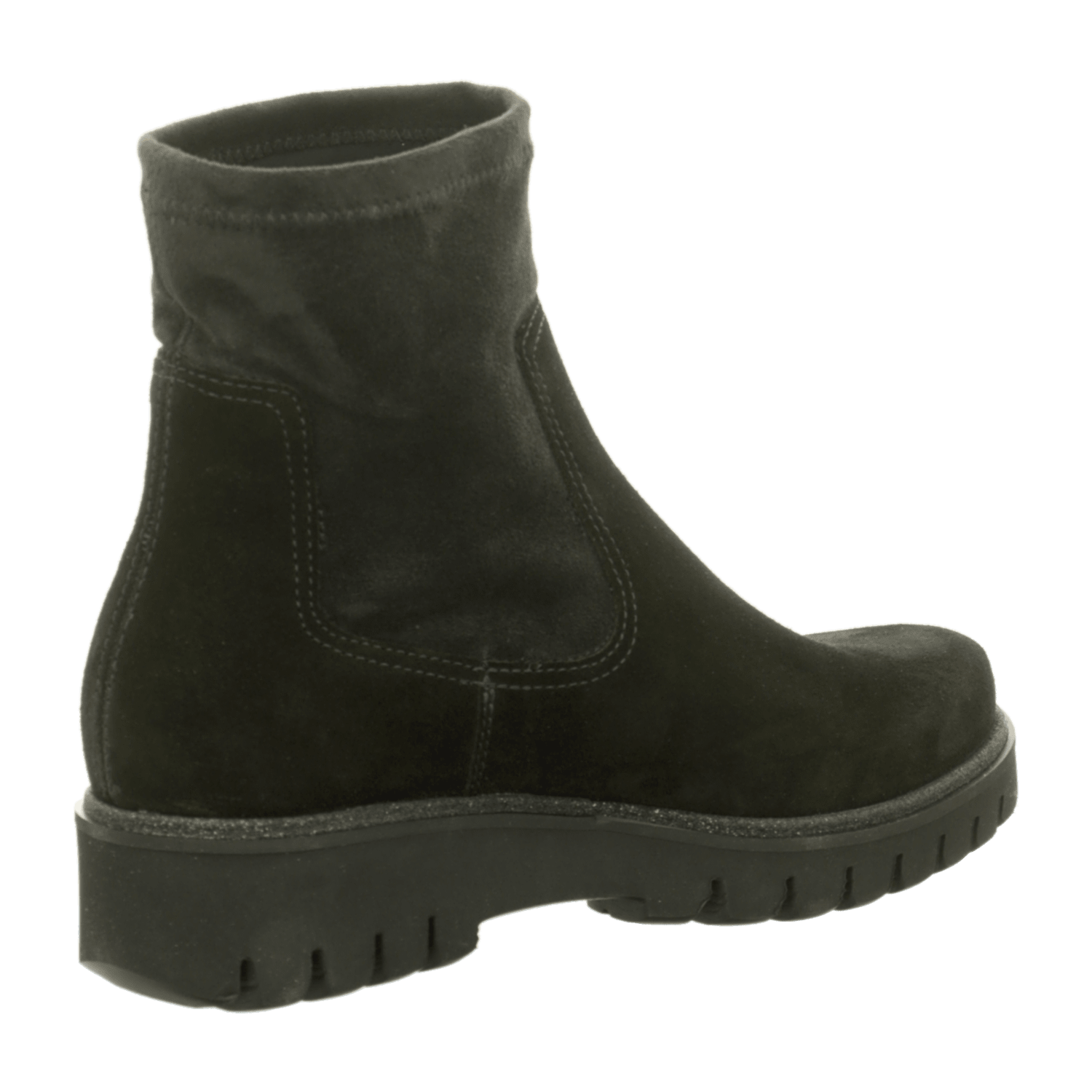 ARA JACKSON Women's Chelsea Boots in Black with Round Toe and Pull-On Closure