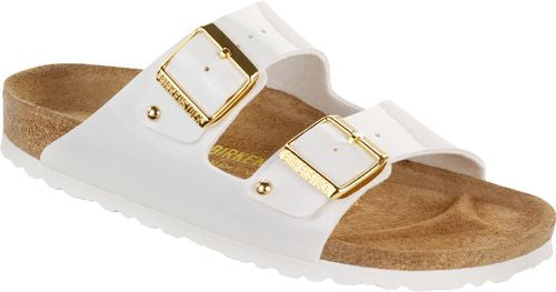 Birkenstock mule Arizona Studs BF white - Bartel-Shop