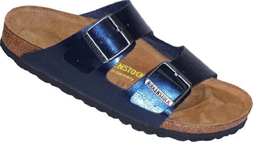 Birkenstock mule Arizona WB BF Graceful Insignia Blue - Bartel-Shop