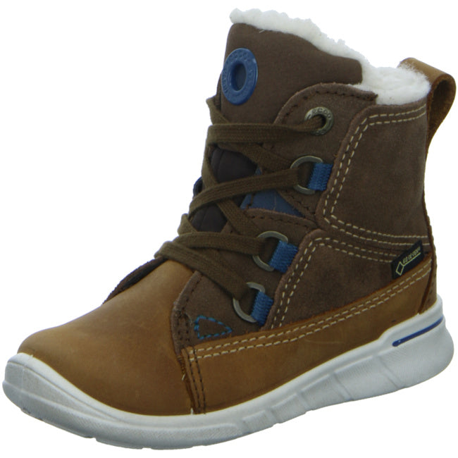 Ecco lace-up boots for babies brown - Bartel-Shop
