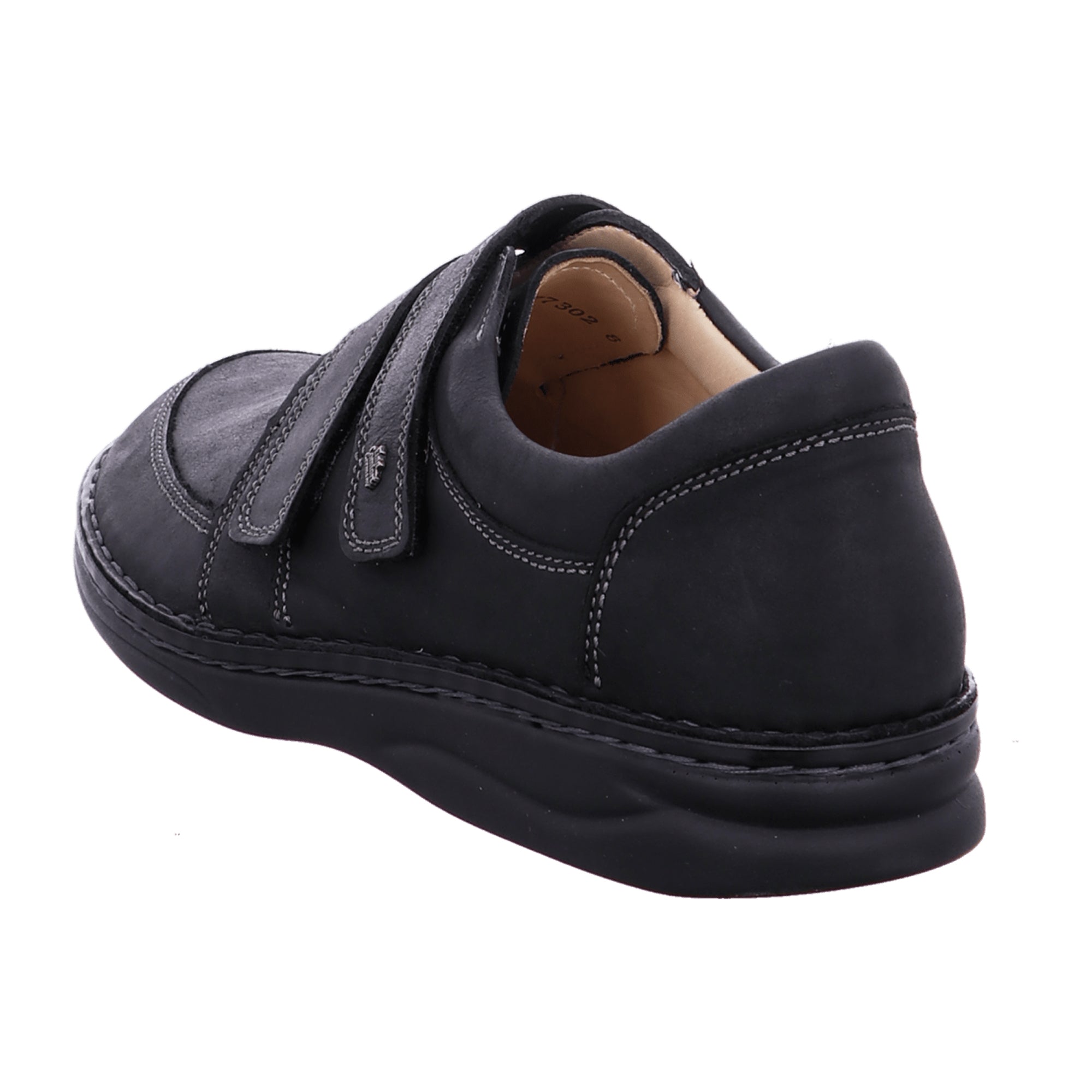 Finn Comfort Wicklow Men's Black Leather Shoes - Stylish & Comfortable