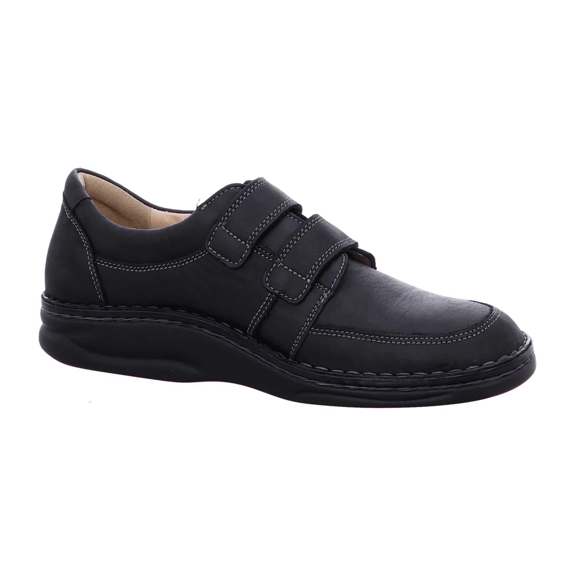 Finn Comfort Wicklow Men's Black Leather Shoes - Stylish & Comfortable