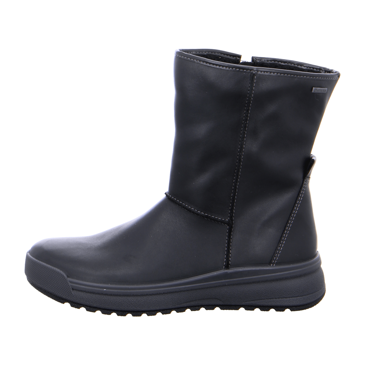 ARA ASPEN Women's Winter Boots Snow Boots Genuine Leather Zipper Gore-Tex Lined Black - Bartel-Shop