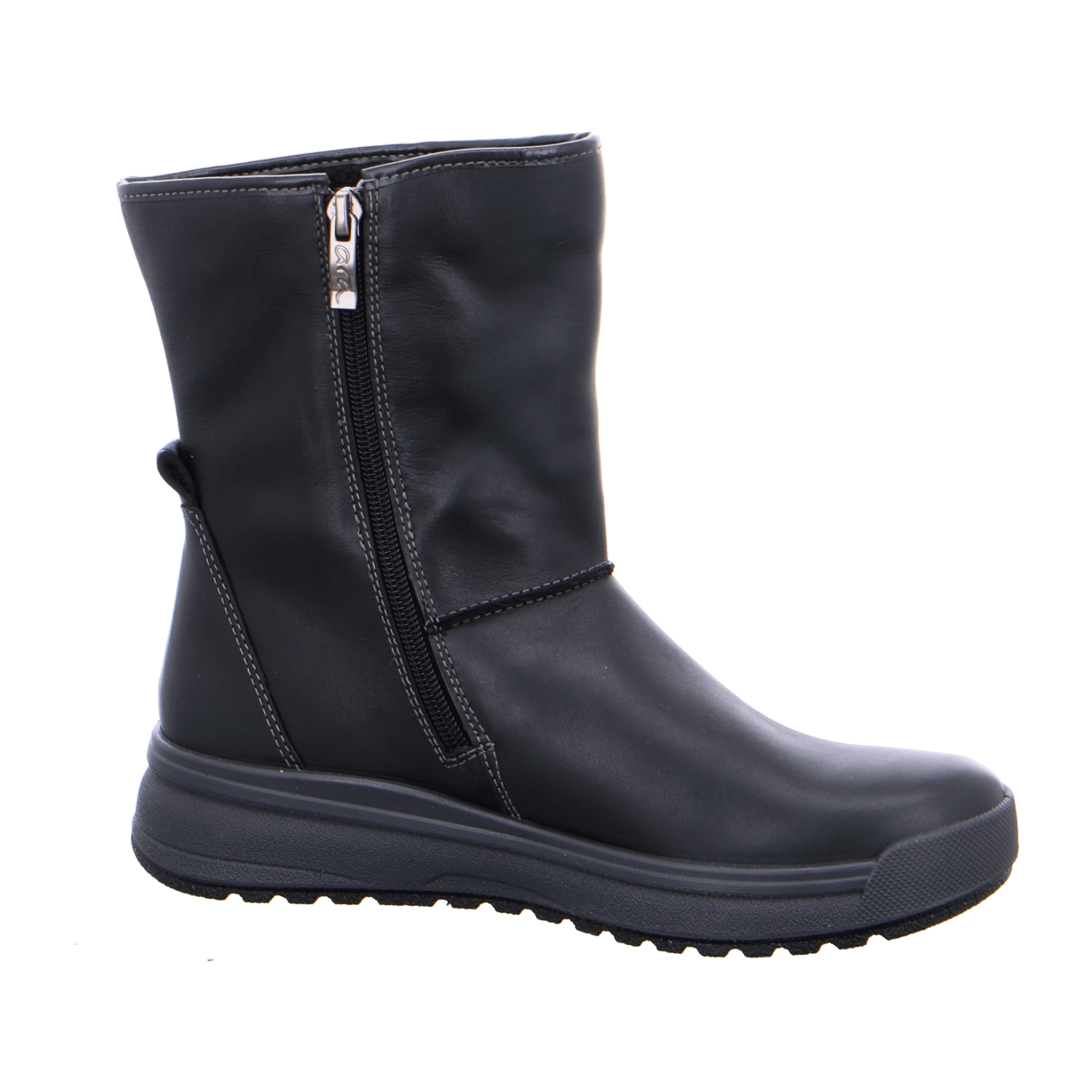 ARA ASPEN Women's Winter Boots Snow Boots Genuine Leather Zipper Gore-Tex Lined Black - Bartel-Shop