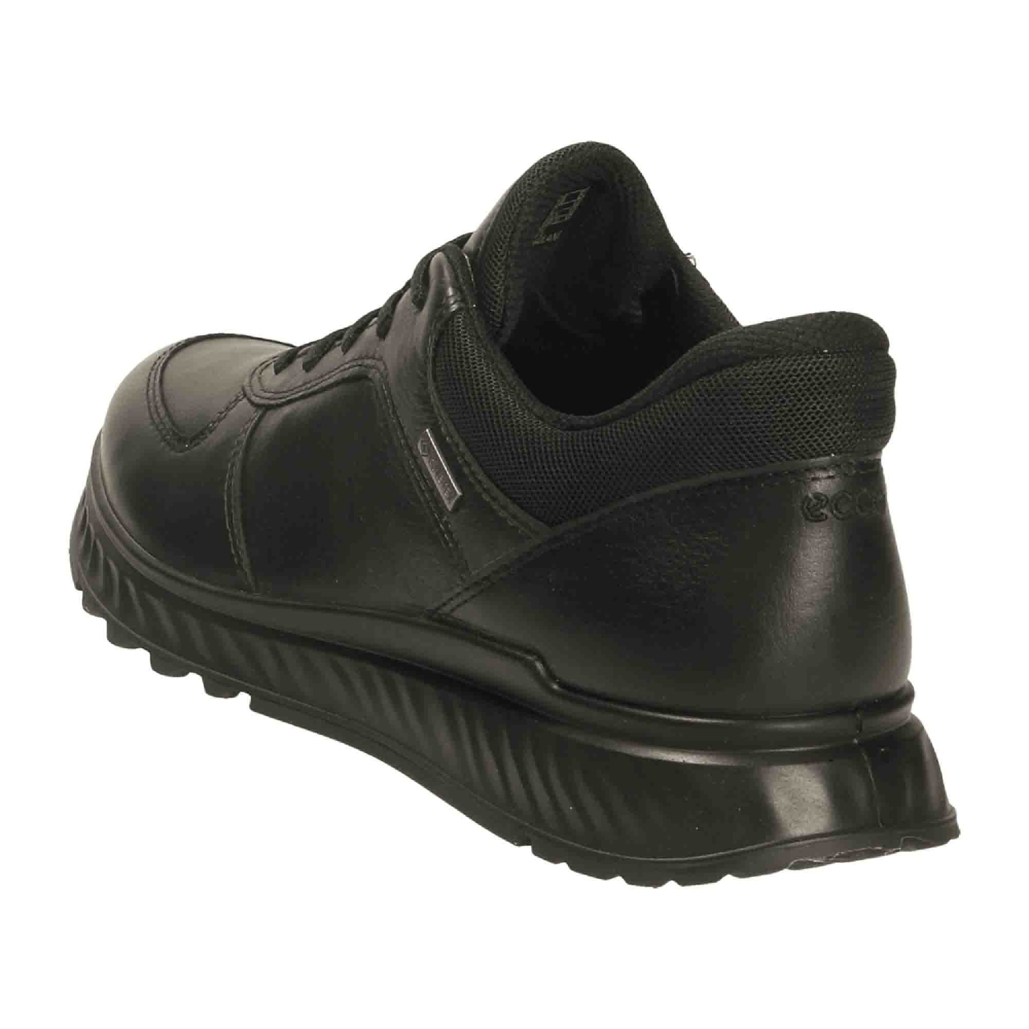 Ecco Exostride Women's Low GTX Casual Lace-Up Shoe, Black