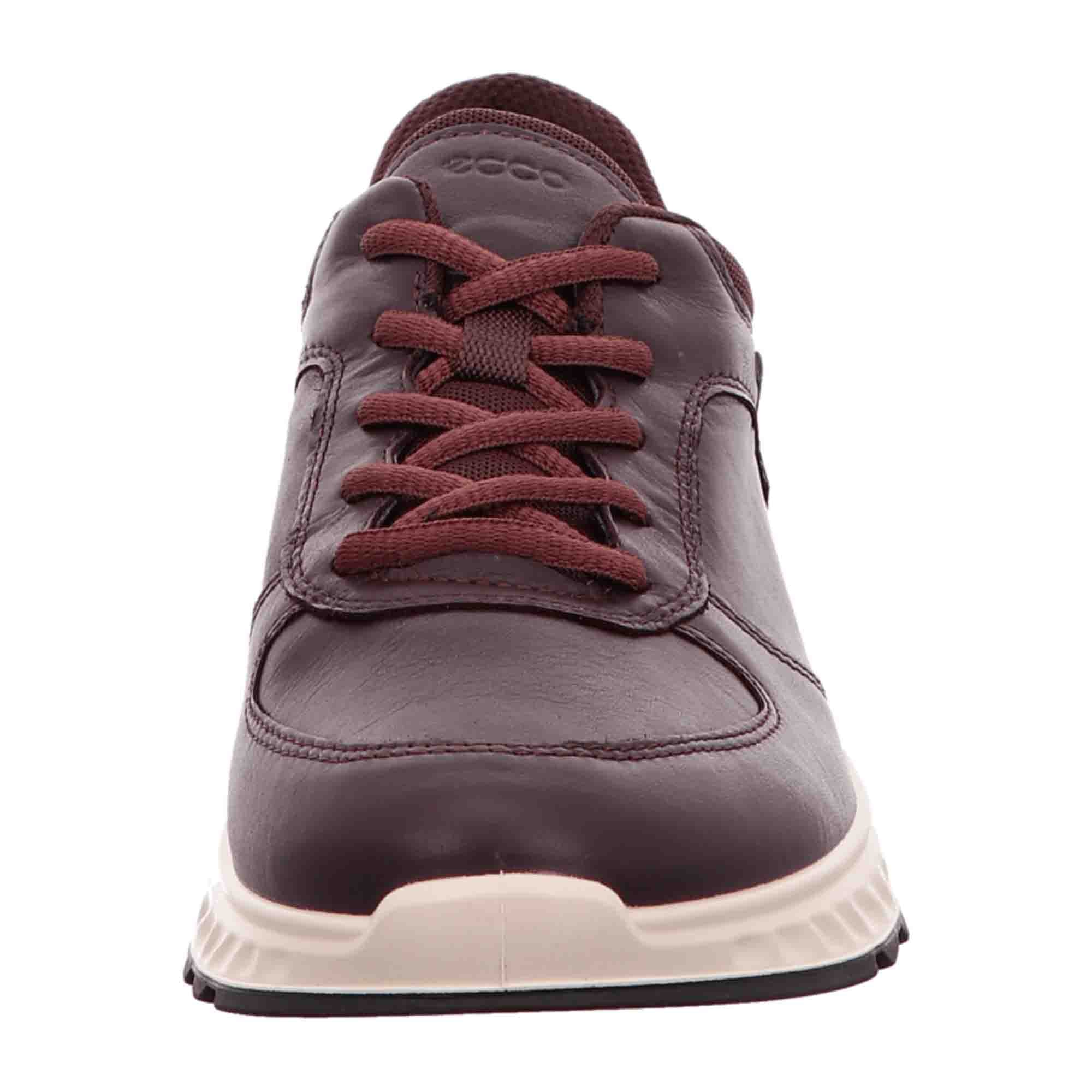 Ecco Exostride W Women's Casual Lace-Up Shoes, Red - Waterproof and Comfortable