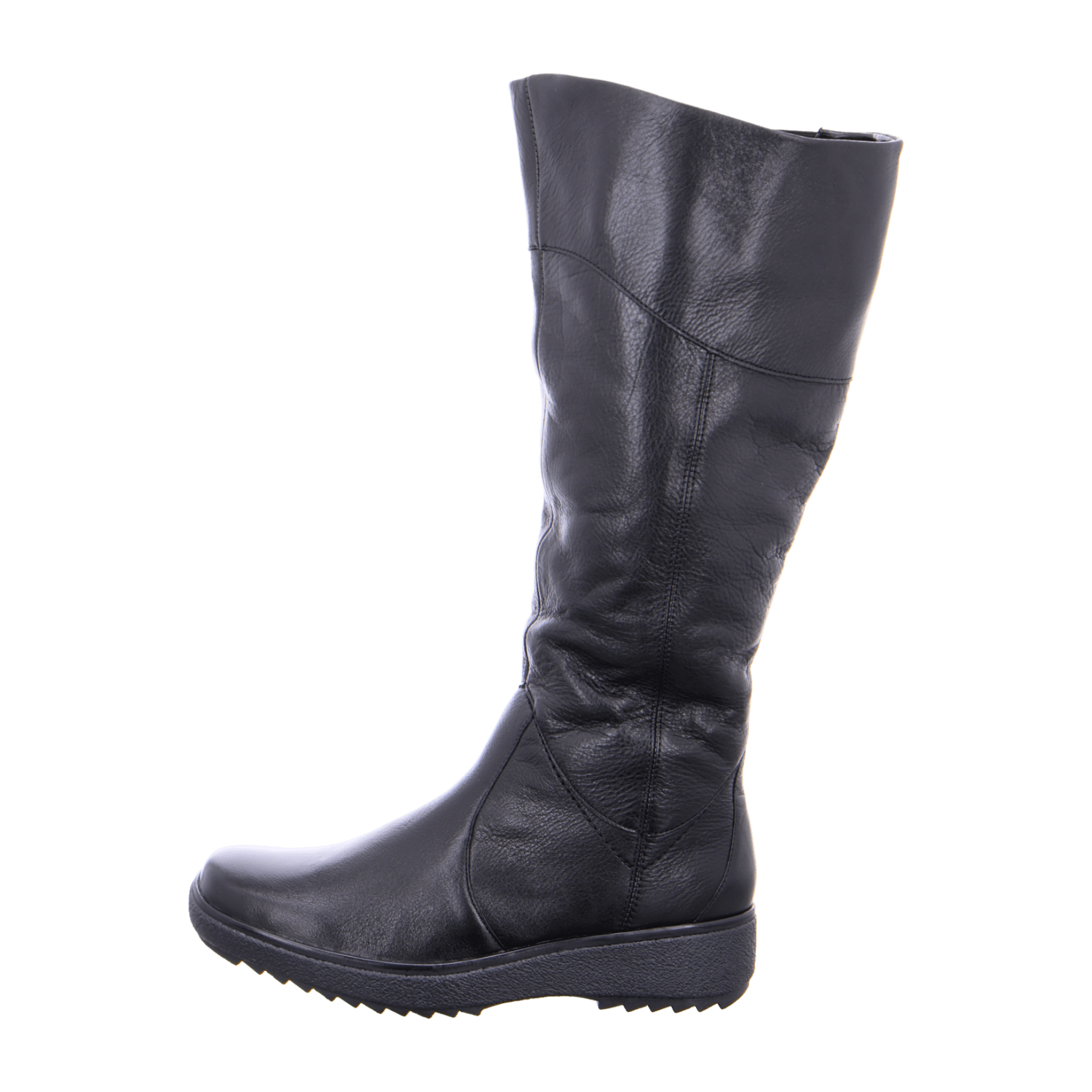 ARA BERGEN Women's Ankle Boots Black with Zipper Round Toe - Bartel-Shop