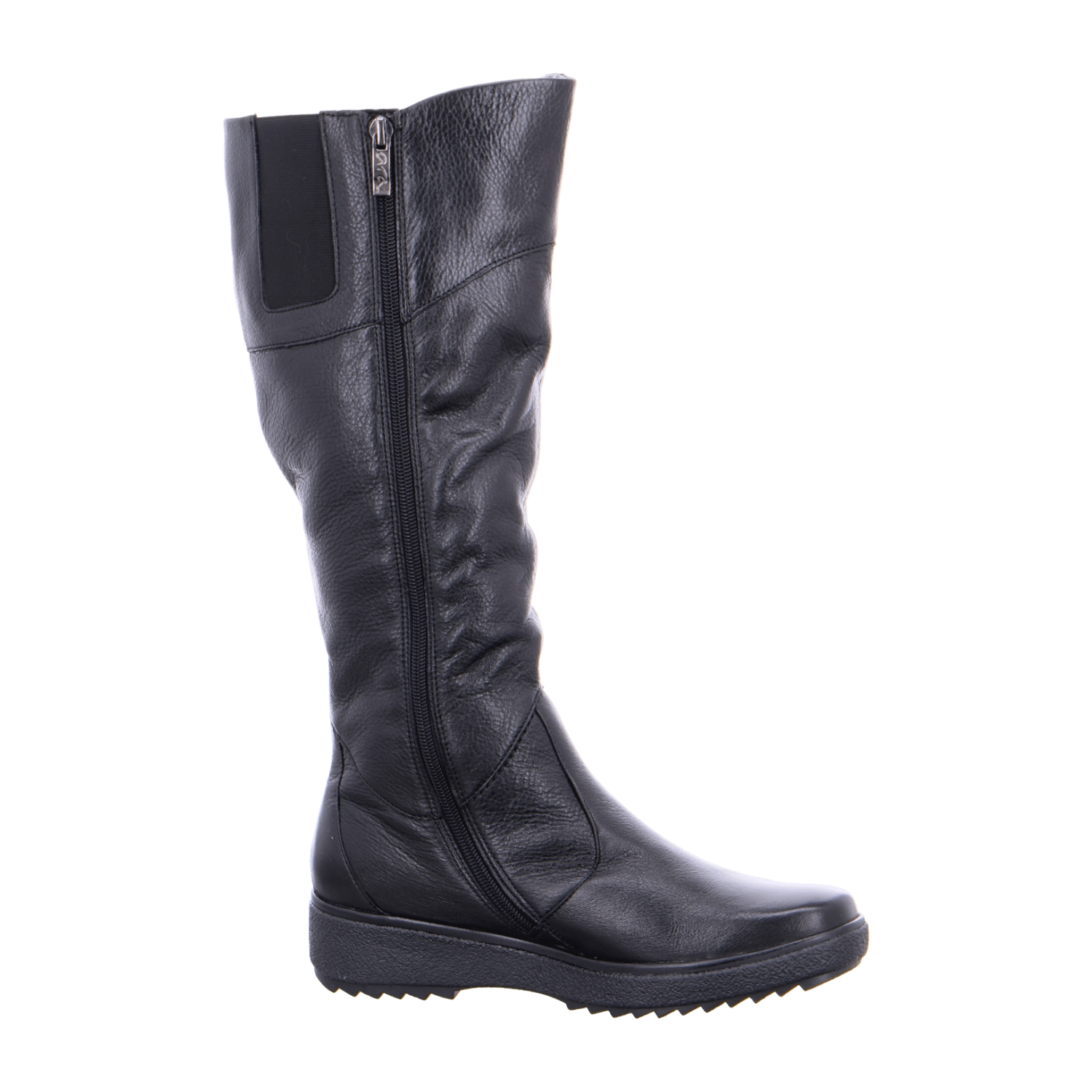 ARA BERGEN Women's Ankle Boots Black with Zipper Round Toe - Bartel-Shop