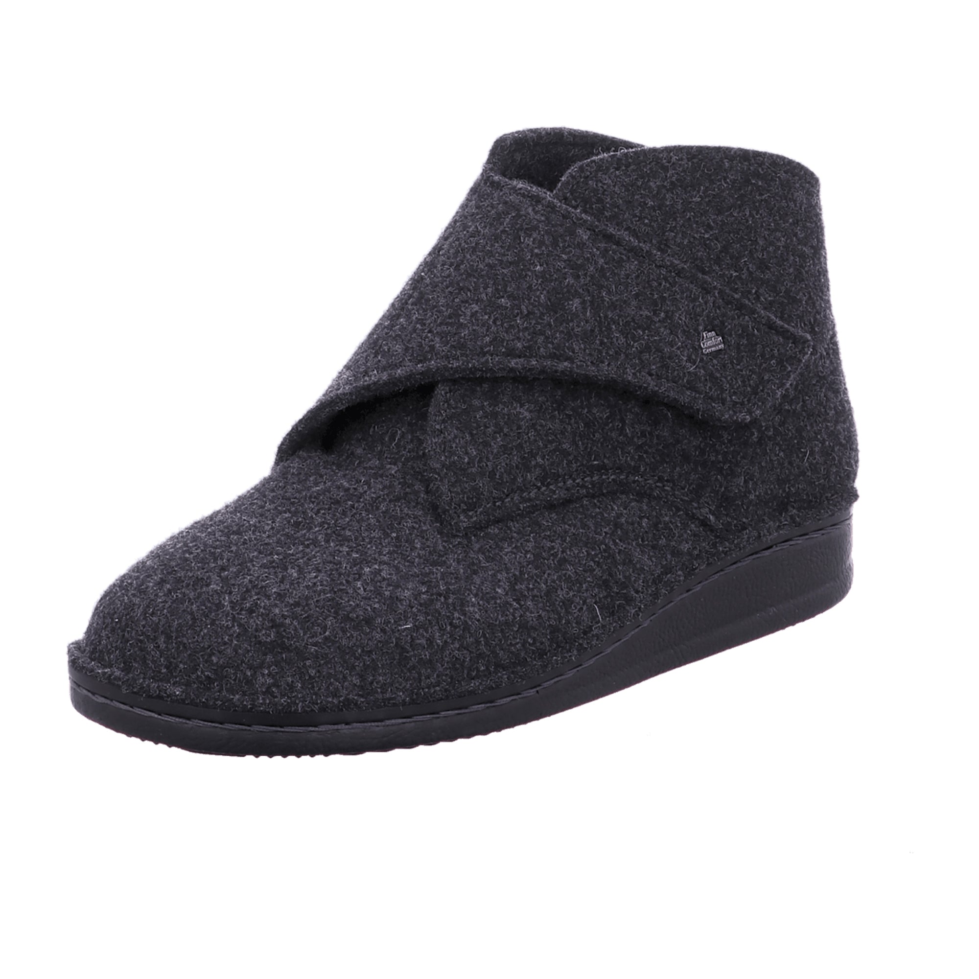 Finn Comfort Fiss Men's Comfortable Shoes, Stylish All-Black Leather