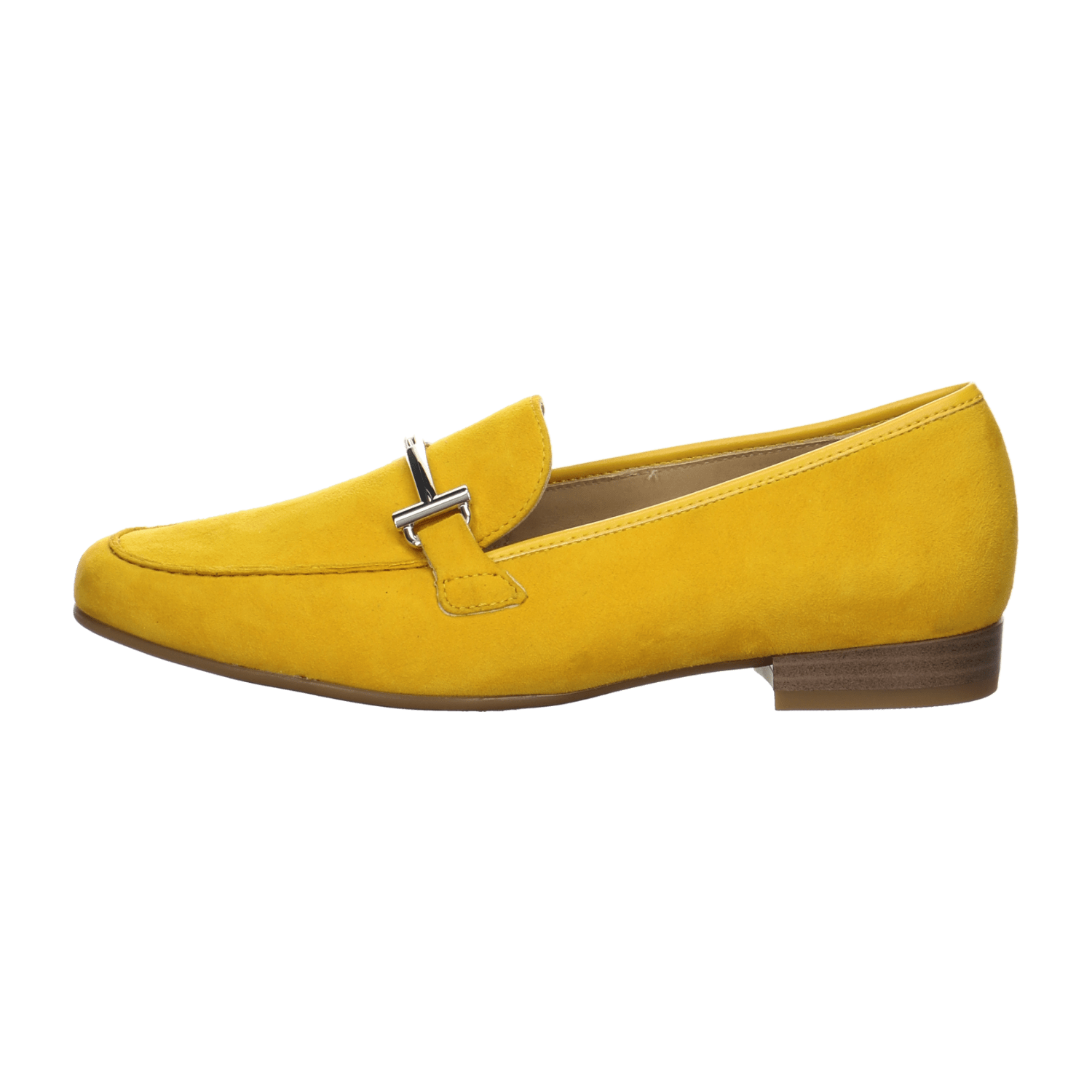 ARA KENT Women's Loafers in Yellow Nubuck Leather with Leather Lining and Synthetic Sole