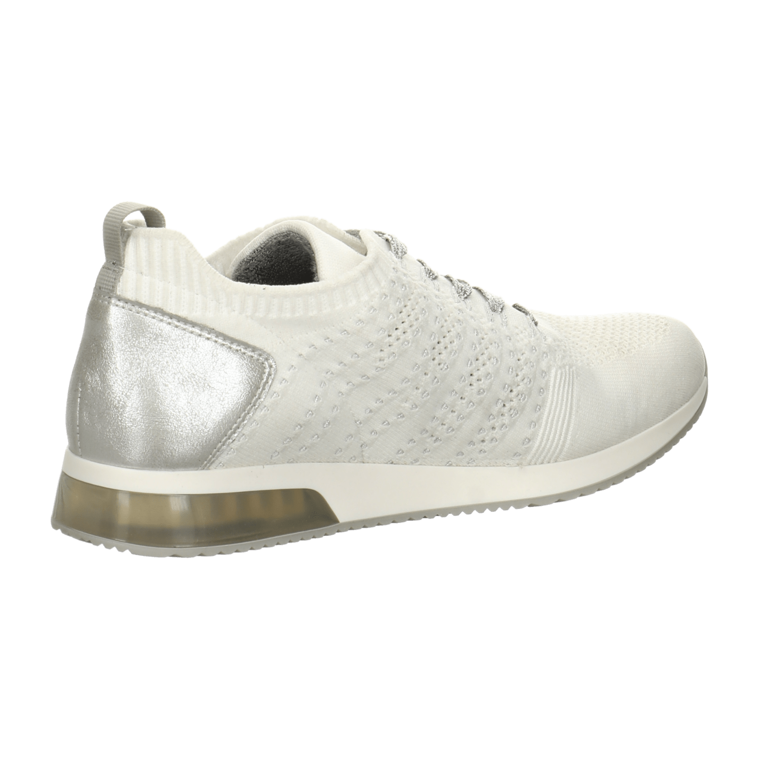 ARA Women's Low-Top Lace-Up Sneakers in White with Synthetic Sole and Cold-Weather Lined Interior