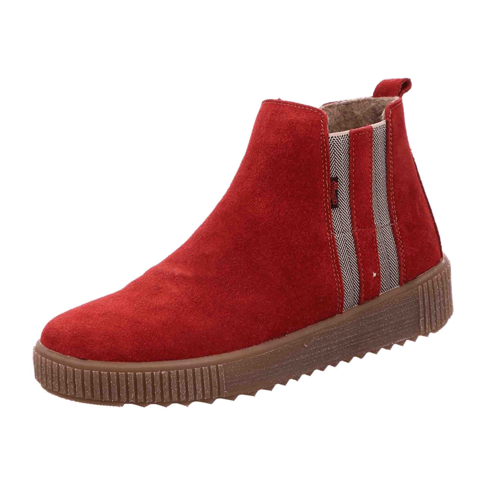 Red flat ankle boots online