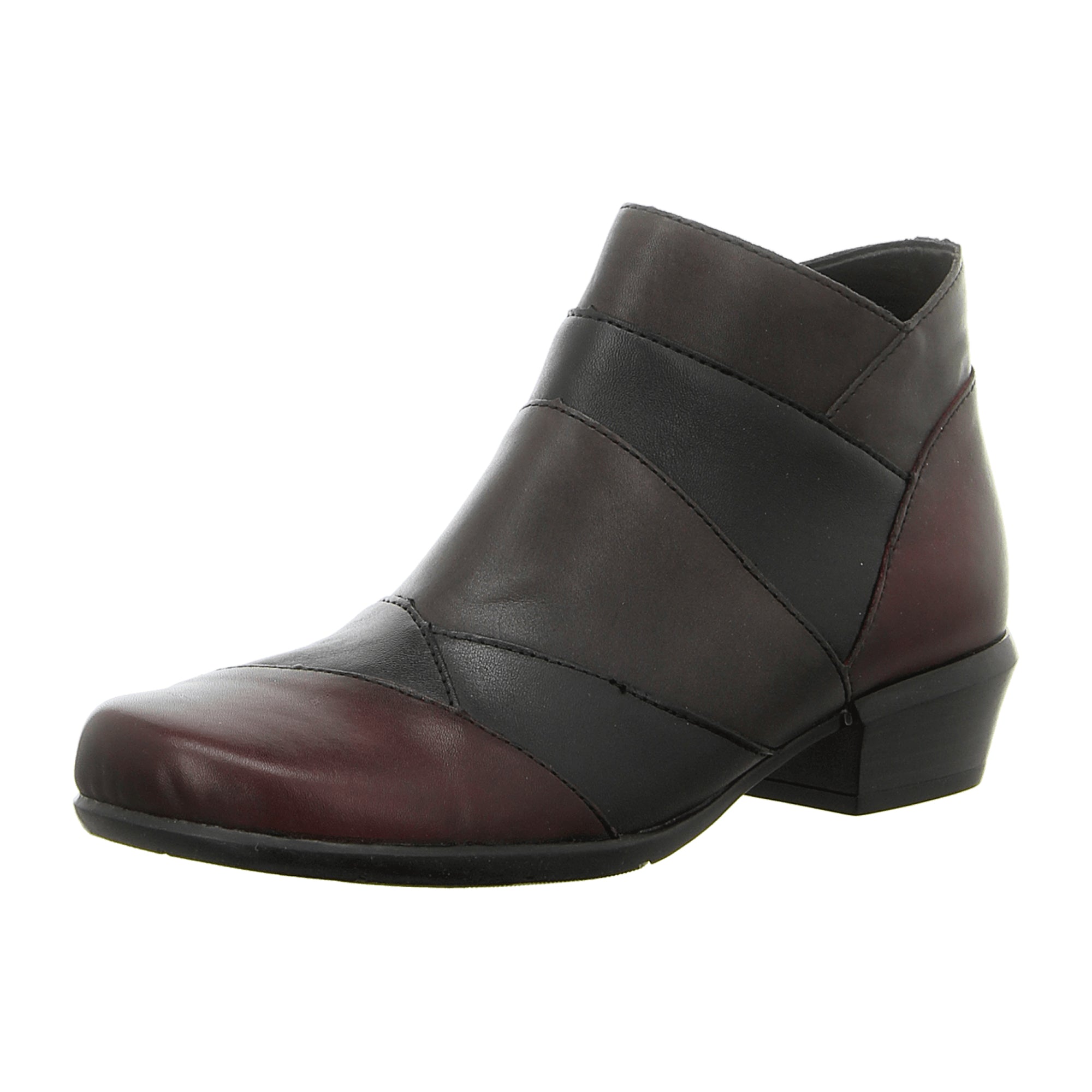 Remonte R8370 Women's Ankle Boots Gray with Block Heel for Fall/Winter