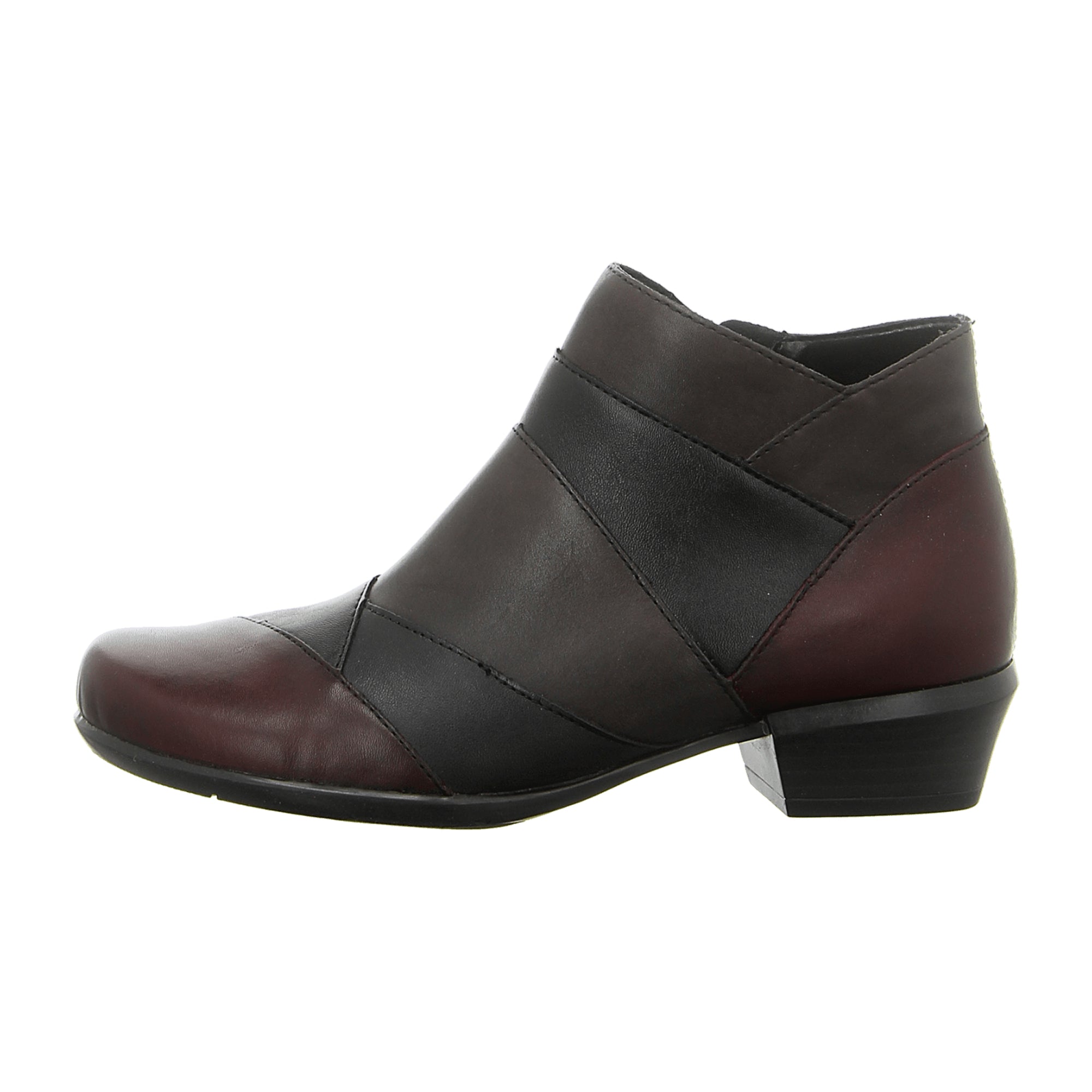 Remonte R8370 Women's Ankle Boots Gray with Block Heel for Fall/Winter