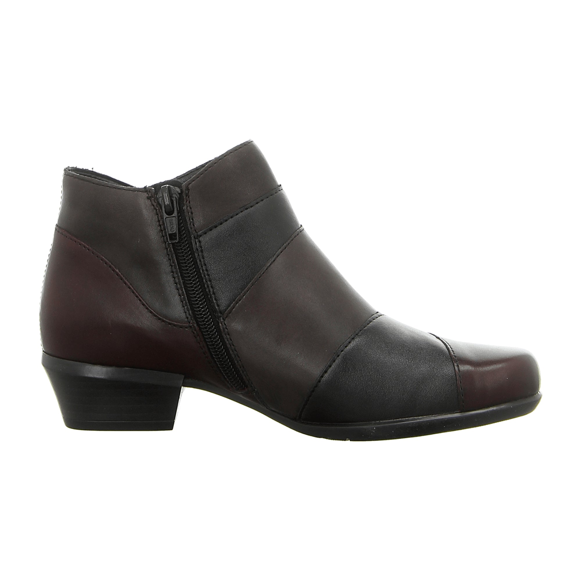 Remonte R8370 Women's Ankle Boots Gray with Block Heel for Fall/Winter