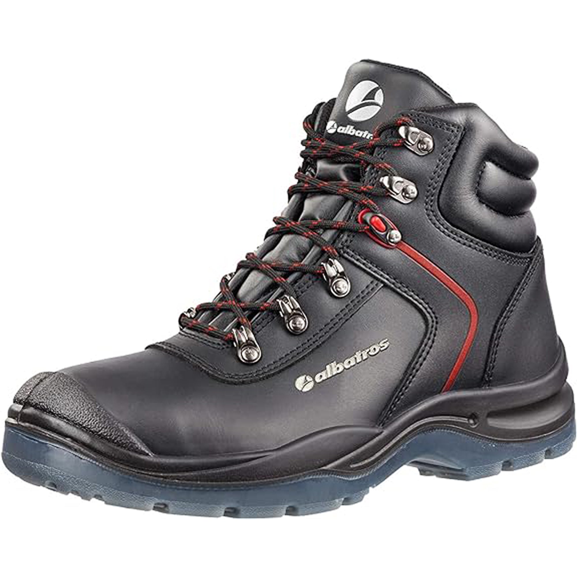 Albatros GRAVITATION mid S3 SRC Safety work boots Steel toe Black Shoes Leather