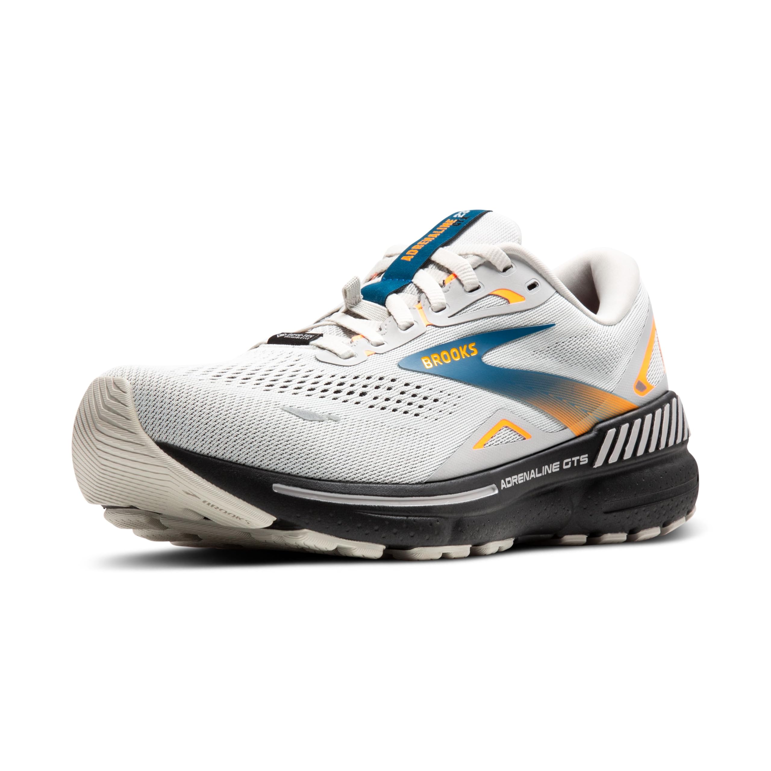 Brooks Adrenaline GTS 23 GTX Men Road Running Shoes Mesh Waterproof Oyster Mushroom