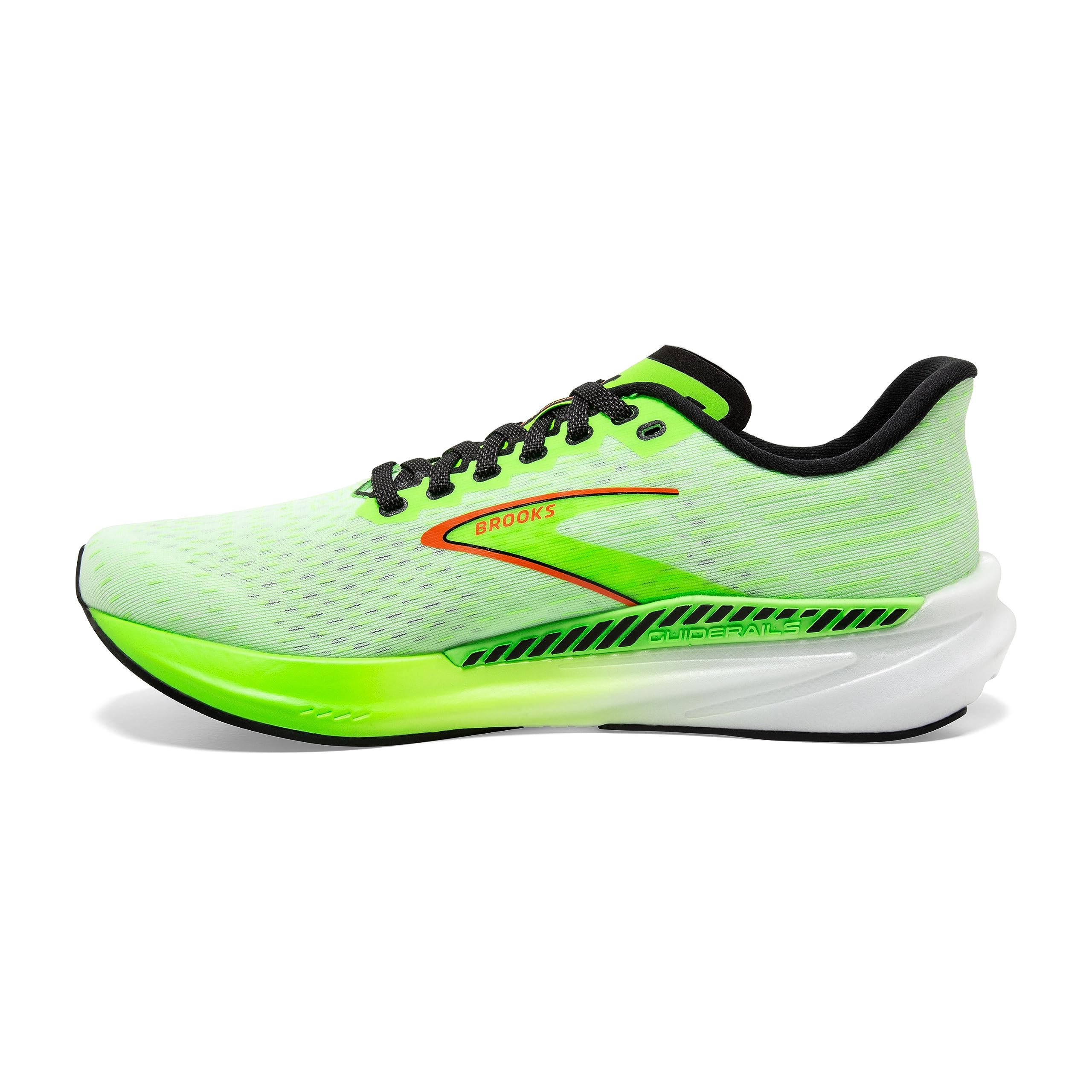 Brooks Hyperion GTS Men’s Lightweight Road Running Shoes Green Gecko Red Orange White