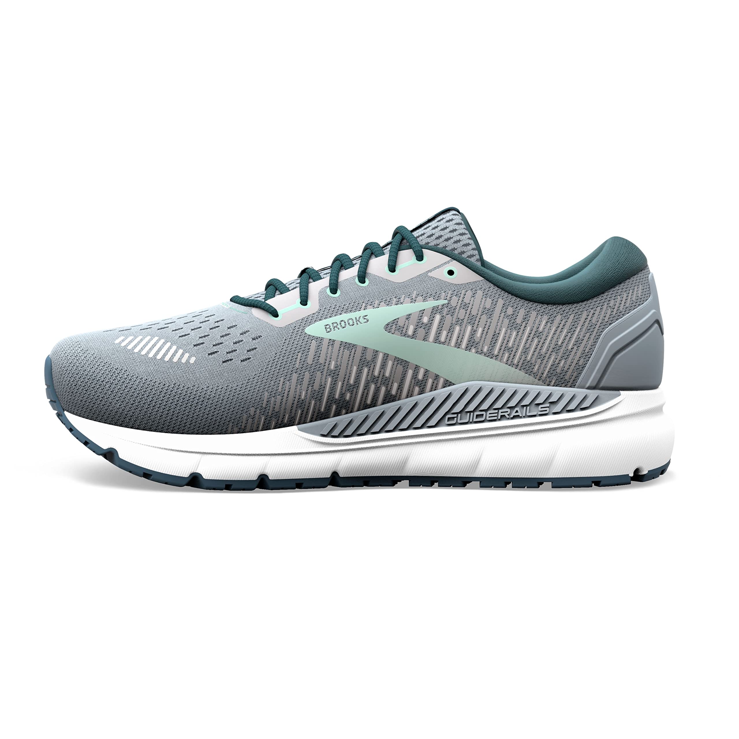 Brooks Addiction GTS 15 Women Road Running Shoes Synthetic Grey Navy Aqua