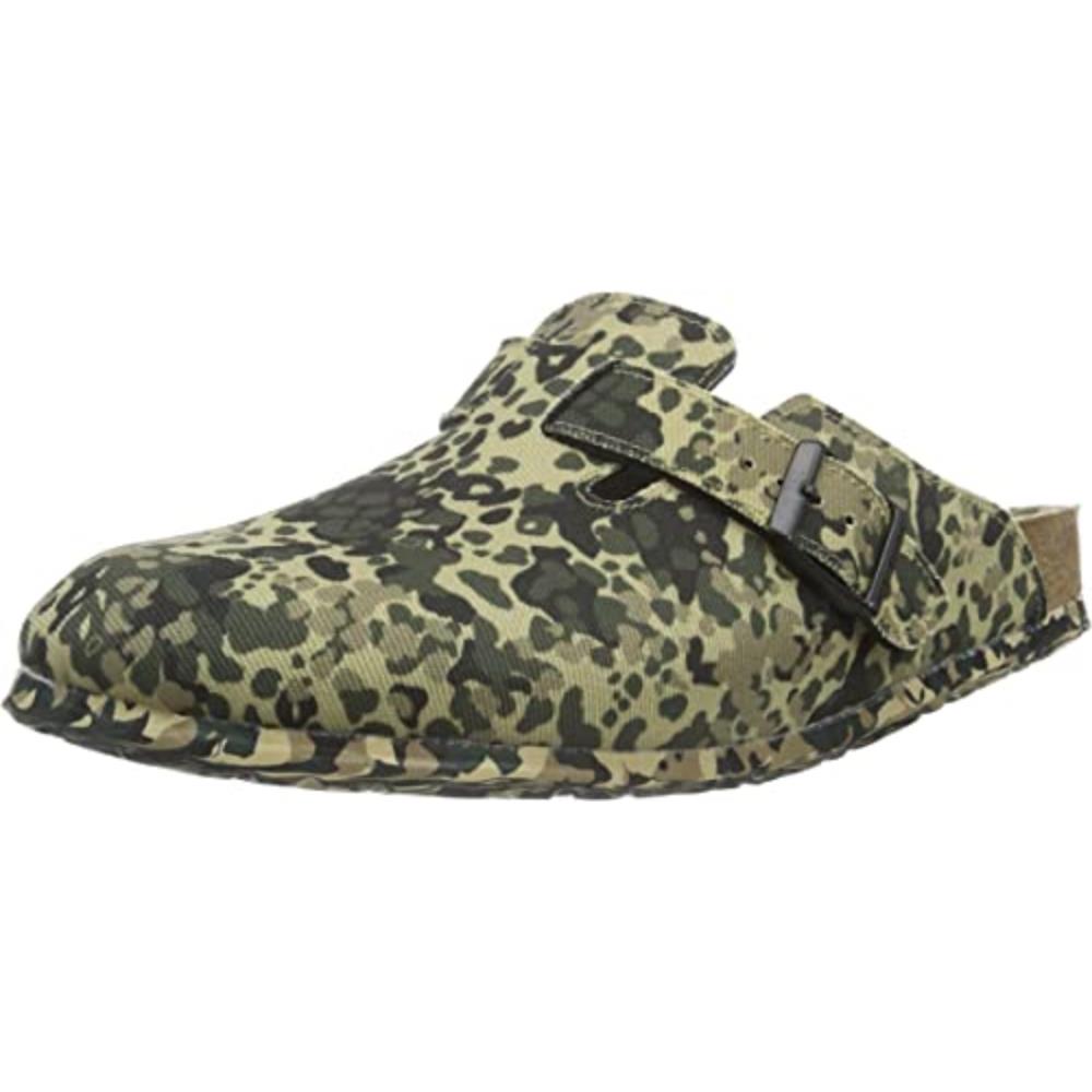 Birkenstock Boston clogs khaki Textile - Bartel-Shop