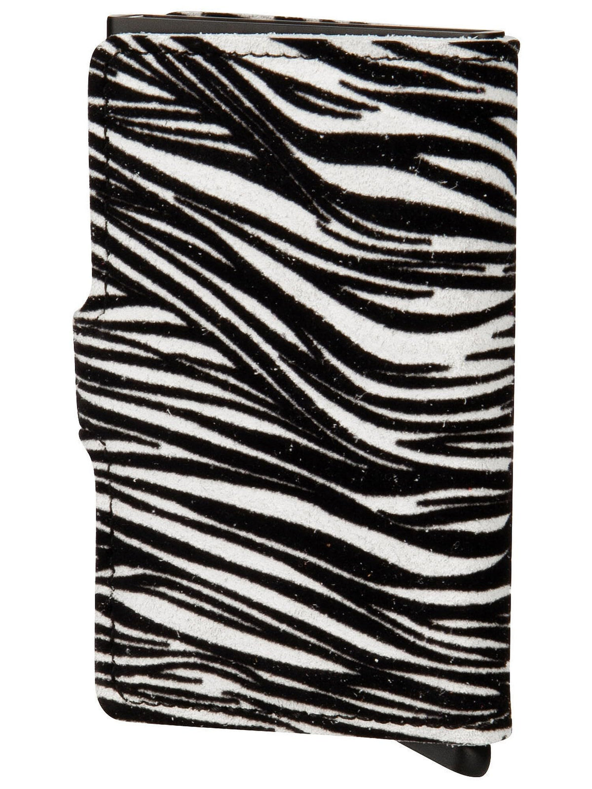 Secrid Miniwallet Zebra RFID Wallet - Light Grey Leather for Men & Women