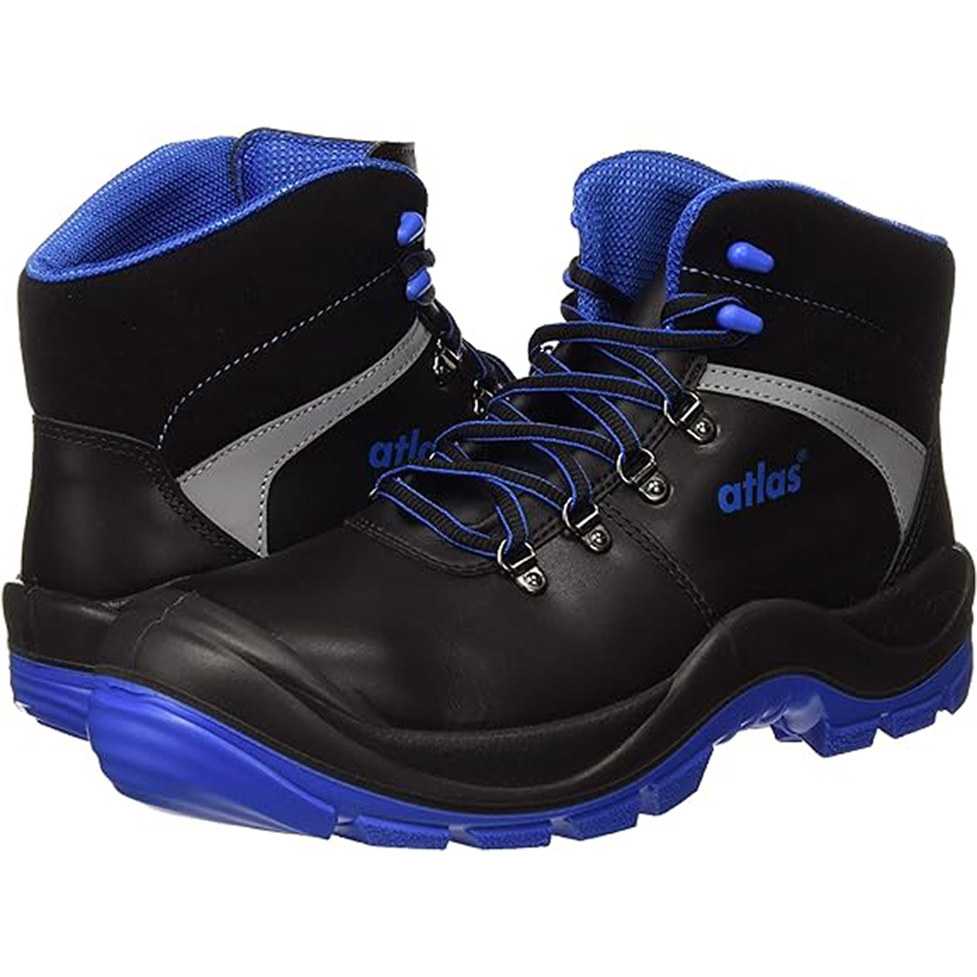 ATLAS SL 525 XP blue ESD Steel Toe Cap Leather Safety work boots shoes