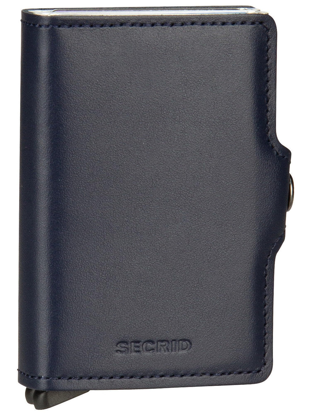 Secrid Twin Wallet Navy Leather - Casual Card Holder for Women