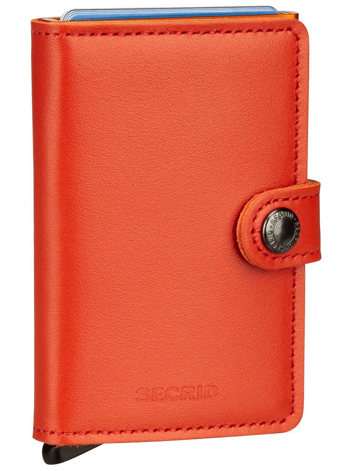 Secrid Miniwallet Original Leather Wallet Orange RFID Protected