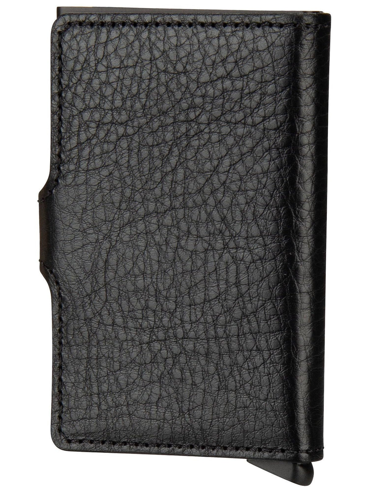 Secrid Miniwallet Veg Tanned Leather Wallet - RFID Protected Black