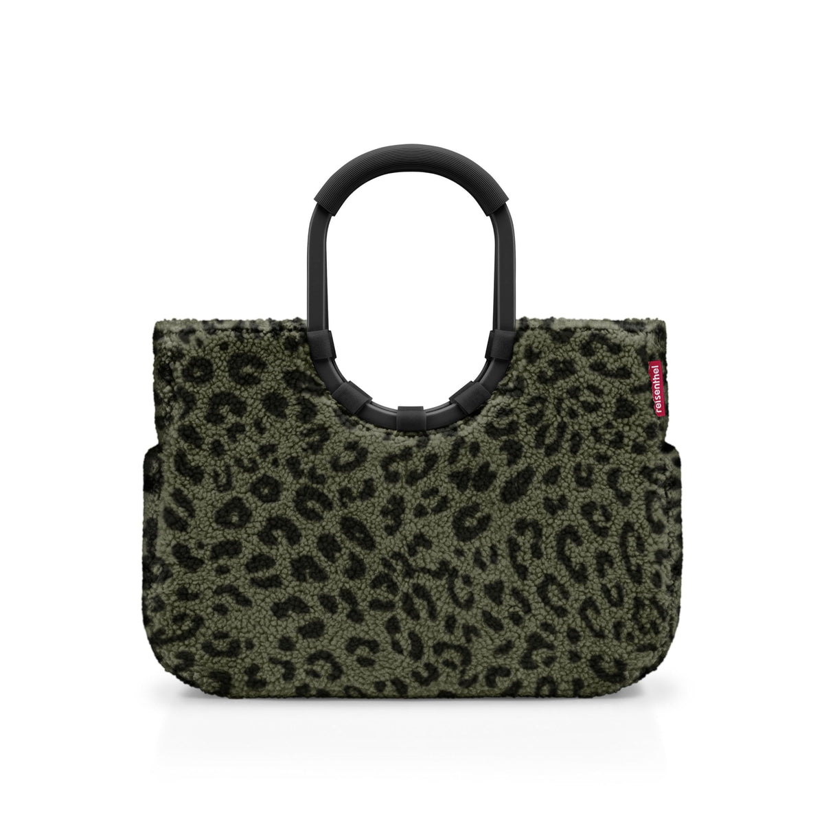 reisenthel loopshopper L Teddy Leo Olive - Reusable Shopping Bag with Pockets, Recycled