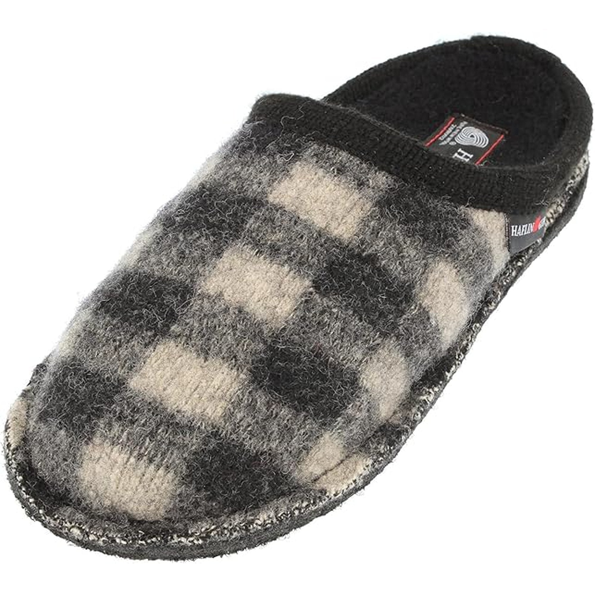 Haflinger Flair Plaid Clogs Mules Slippers Wool Felt House Shoes Indoor Outdoor