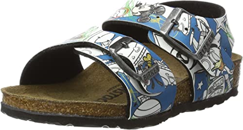 Birkenstock sandals New York donald & goofy in space blue Birko-Flor - Bartel-Shop