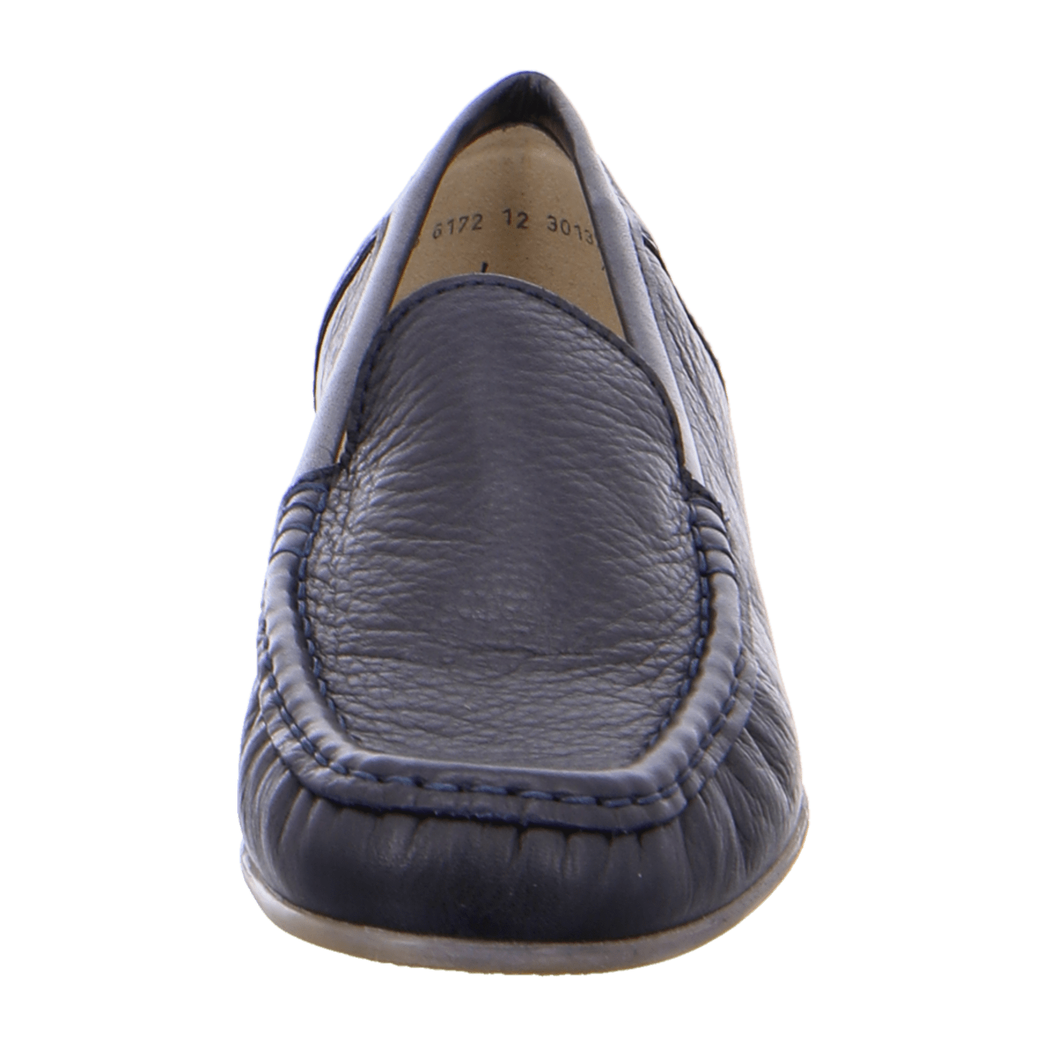 ARA ATLANTA Women's Moccasin in Blue Smooth Leather with Textile Lining and Synthetic Sole