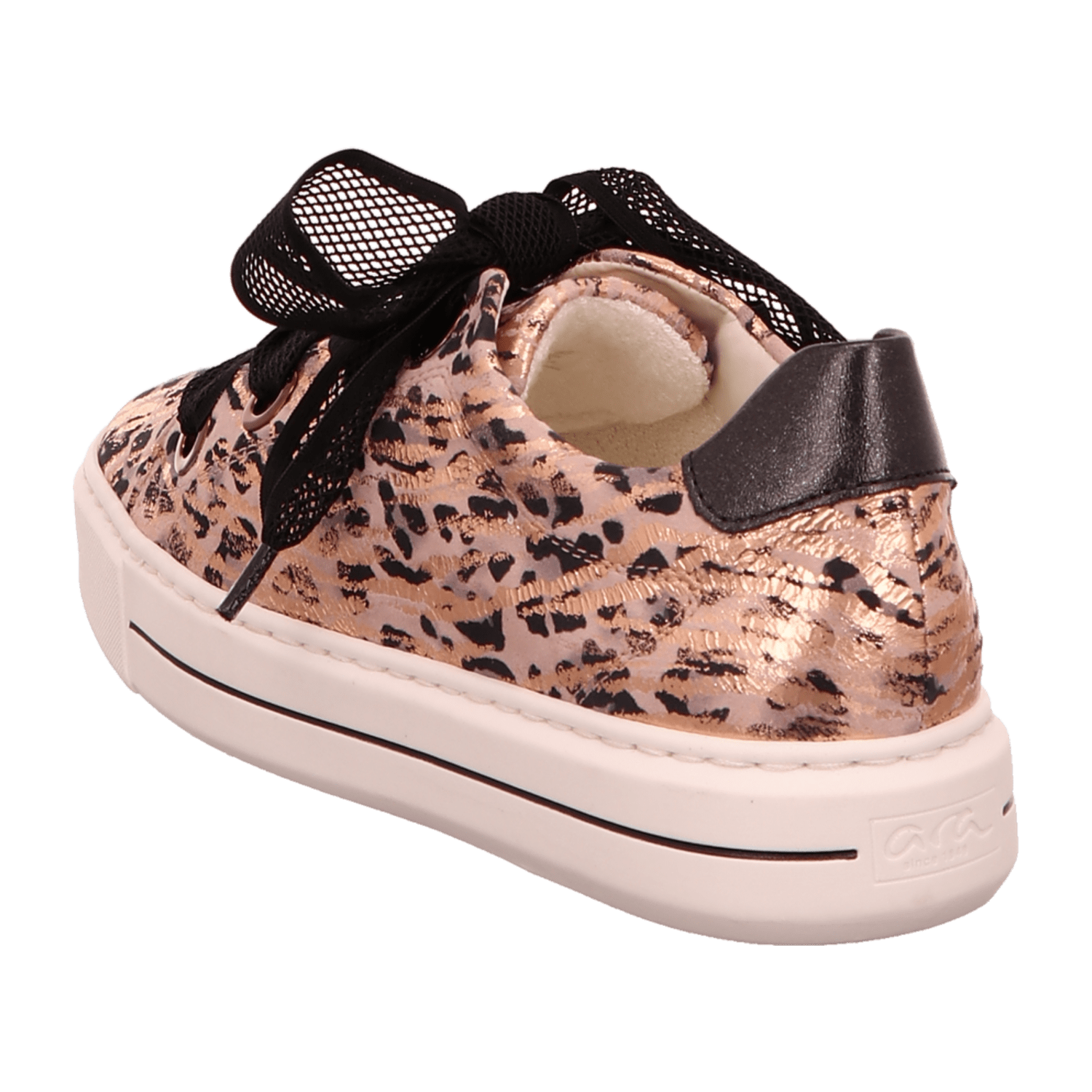 ARA COURTYARD Women's Animal Print Low-Top Lace-Up Sneakers in Suede